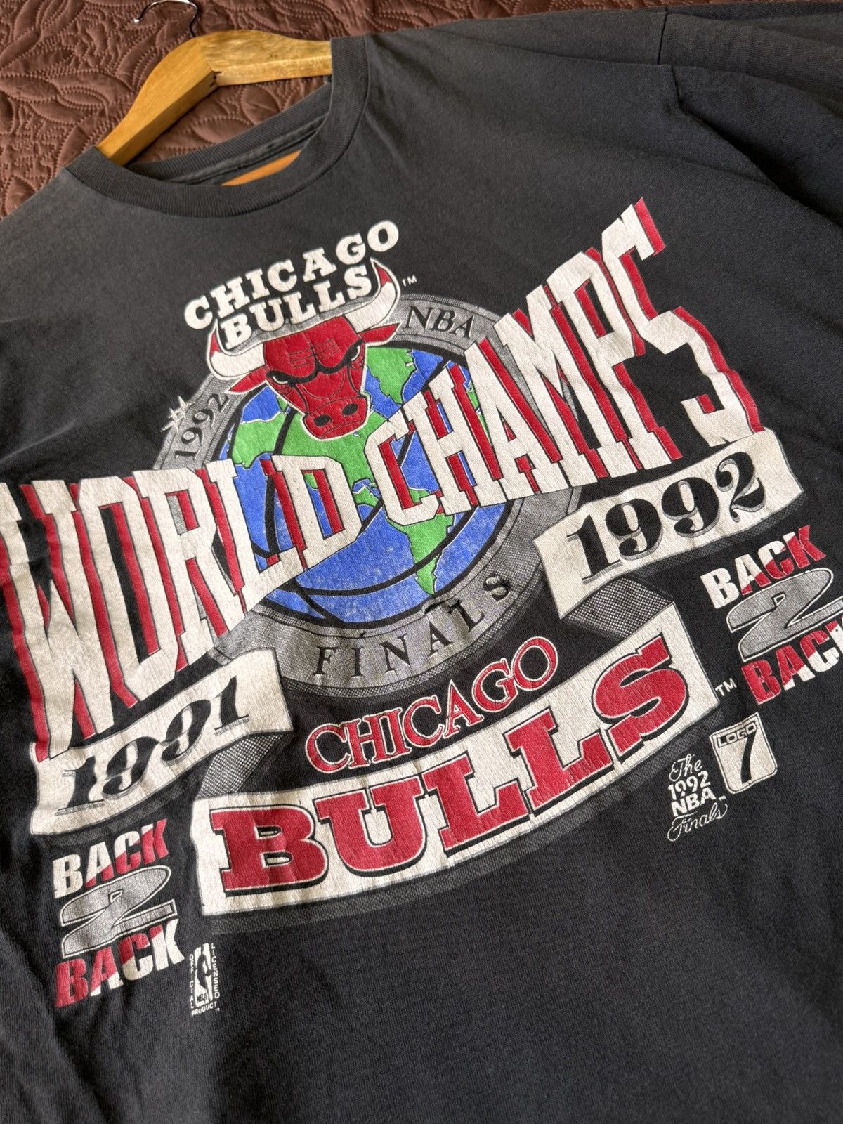 NBA Vintage chicago bull world champion 1991/1992 Size US XL / EU 56 / 4 - 3 Thumbnail
