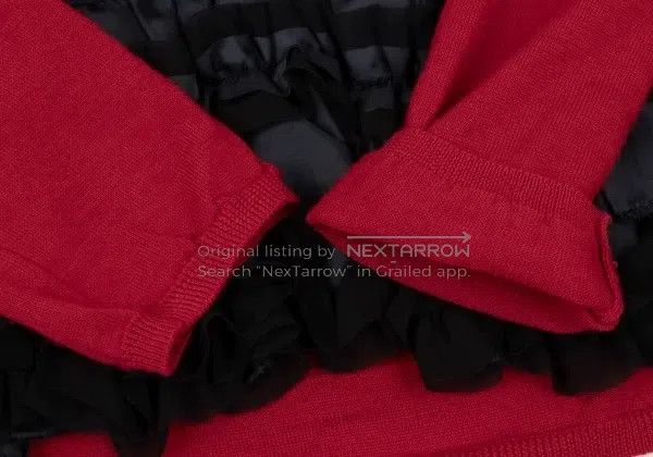Comme des Garcons Comme Des Garcons Red vintage patterned top Size S / US 4 / IT 40 - 6 Thumbnail