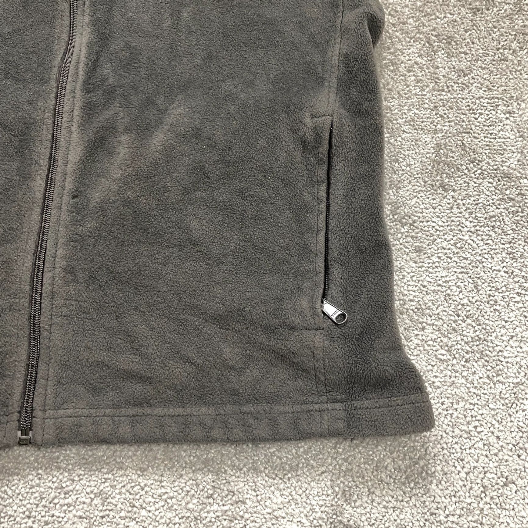 Vintage Columbia Vest Mens XL Fleece Steens Mountain Full Zip Stand-Up Collar Gray Pockets Hiking Jacket/Coat Vintage No Size US XL / EU 56 / 4 - 3 Thumbnail