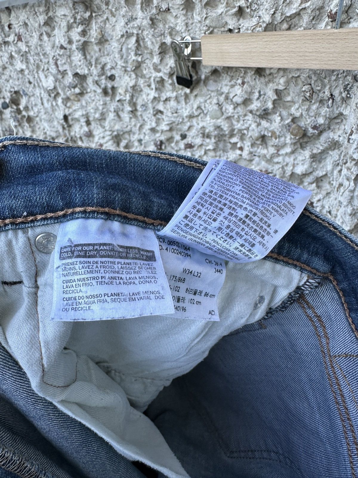 Levi's × Vintage vintage Levis 34x32 denim jeans Size US 34 / EU 50 - 7 Thumbnail