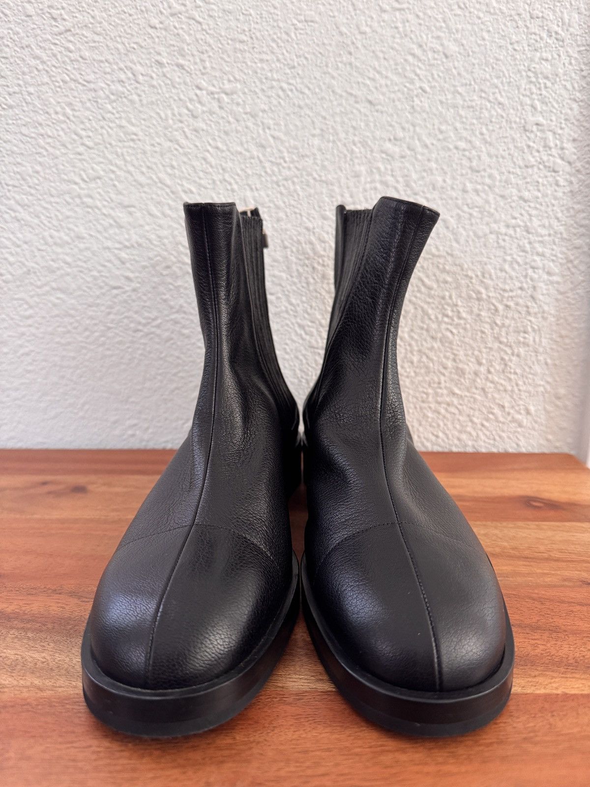 Jil Sander Black Center Split Boot Size US 11 / IT 41 - 4 Thumbnail