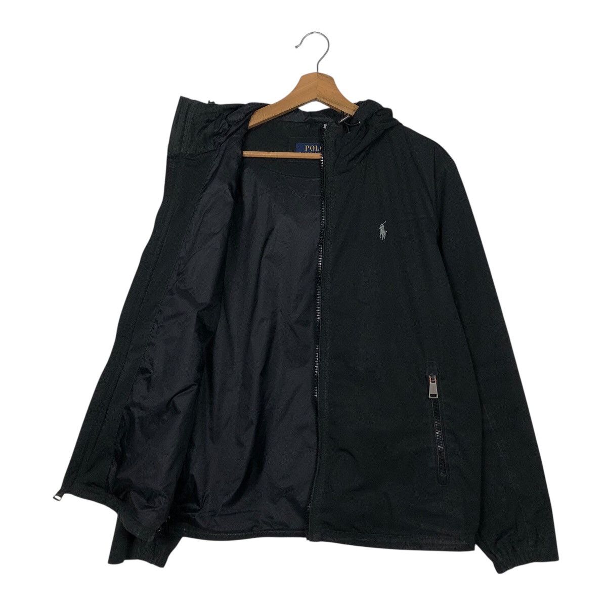 Polo Ralph Lauren 📌Rich Black Vintage Biker Jacket Zipper Polo Ralph Lauren Size US S / EU 44-46 / 1 - 13 Thumbnail