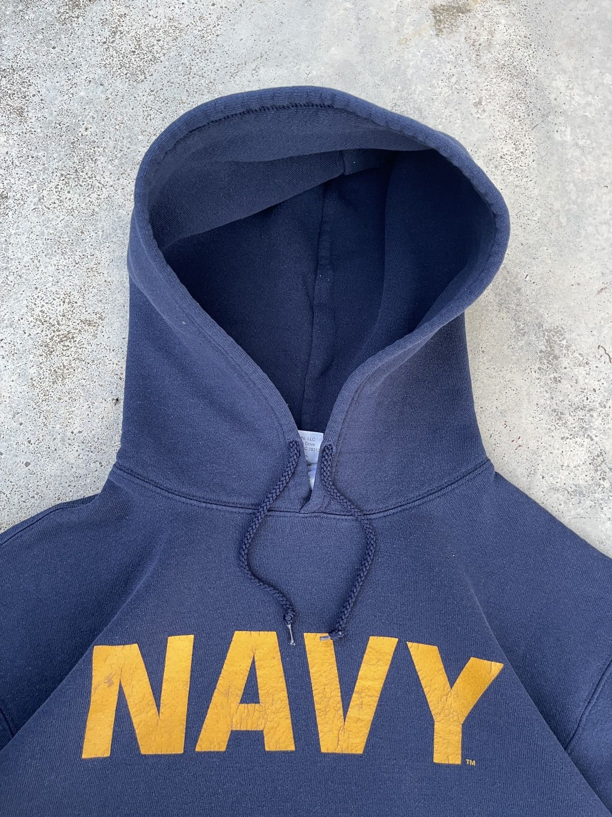 Vintage Vintage Faded Soffe Navy Pullover Hoodie Size US XL / EU 56 / 4 - 7 Thumbnail