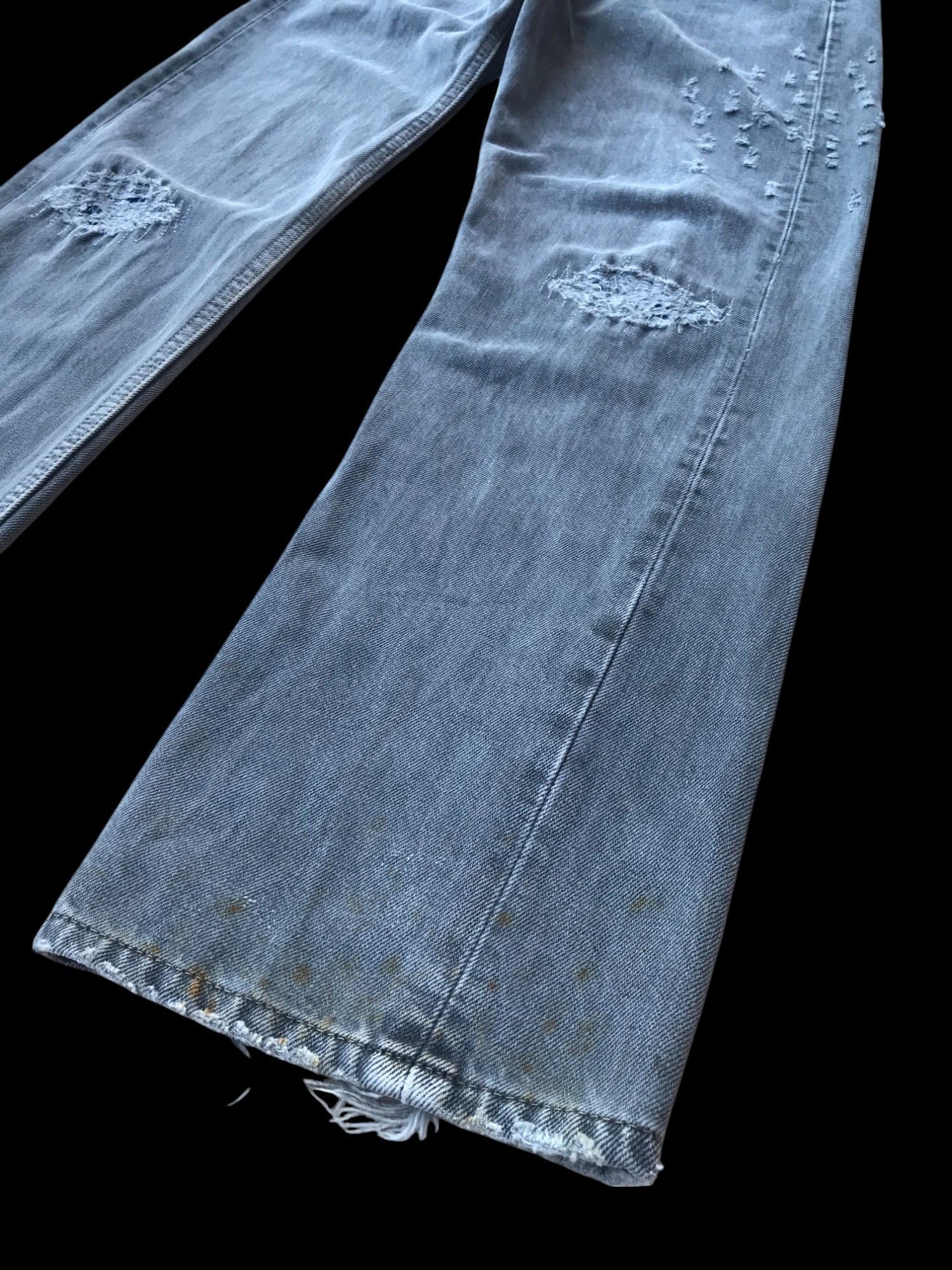 Levi's RARE Vintage Levis 501 BULLETMARK dirty FADED distressed Size US 29 - 3 Thumbnail