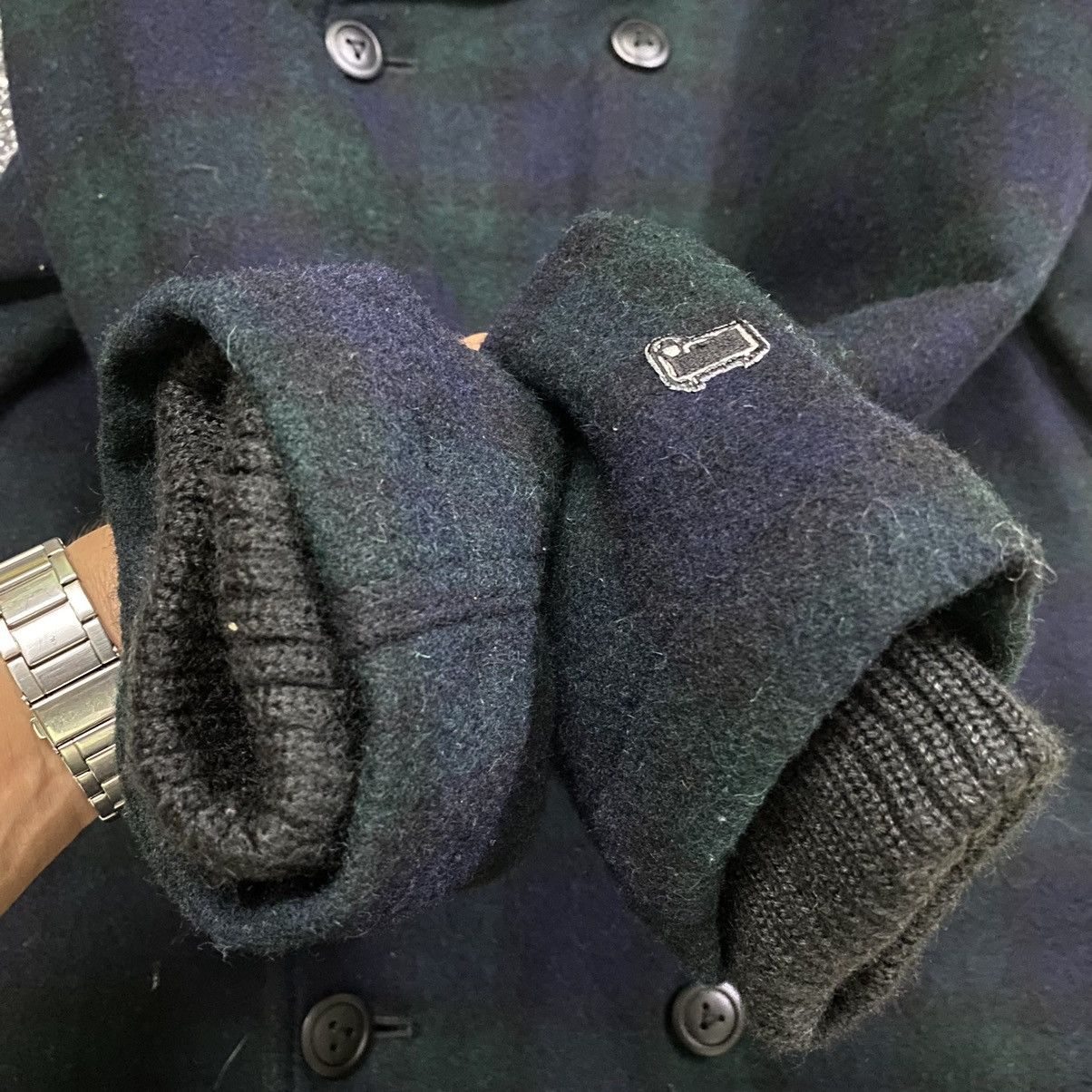 Vintage × Woolrich Woolen Mills Vintage Woolrich Digs Limited Plaid Wool Button Jacket Size US M / EU 48-50 / 2 - 12 Thumbnail