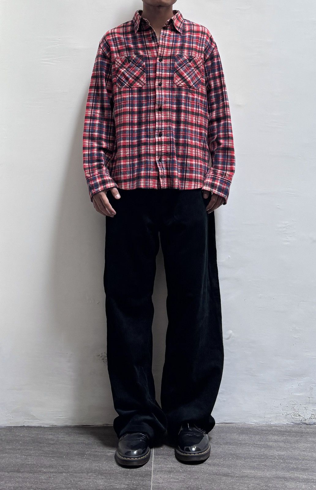 Visvim FREE TAX! 2000s Thick Plaid Flannel Shirt Size US M / EU 48-50 / 2 - 1 Thumbnail