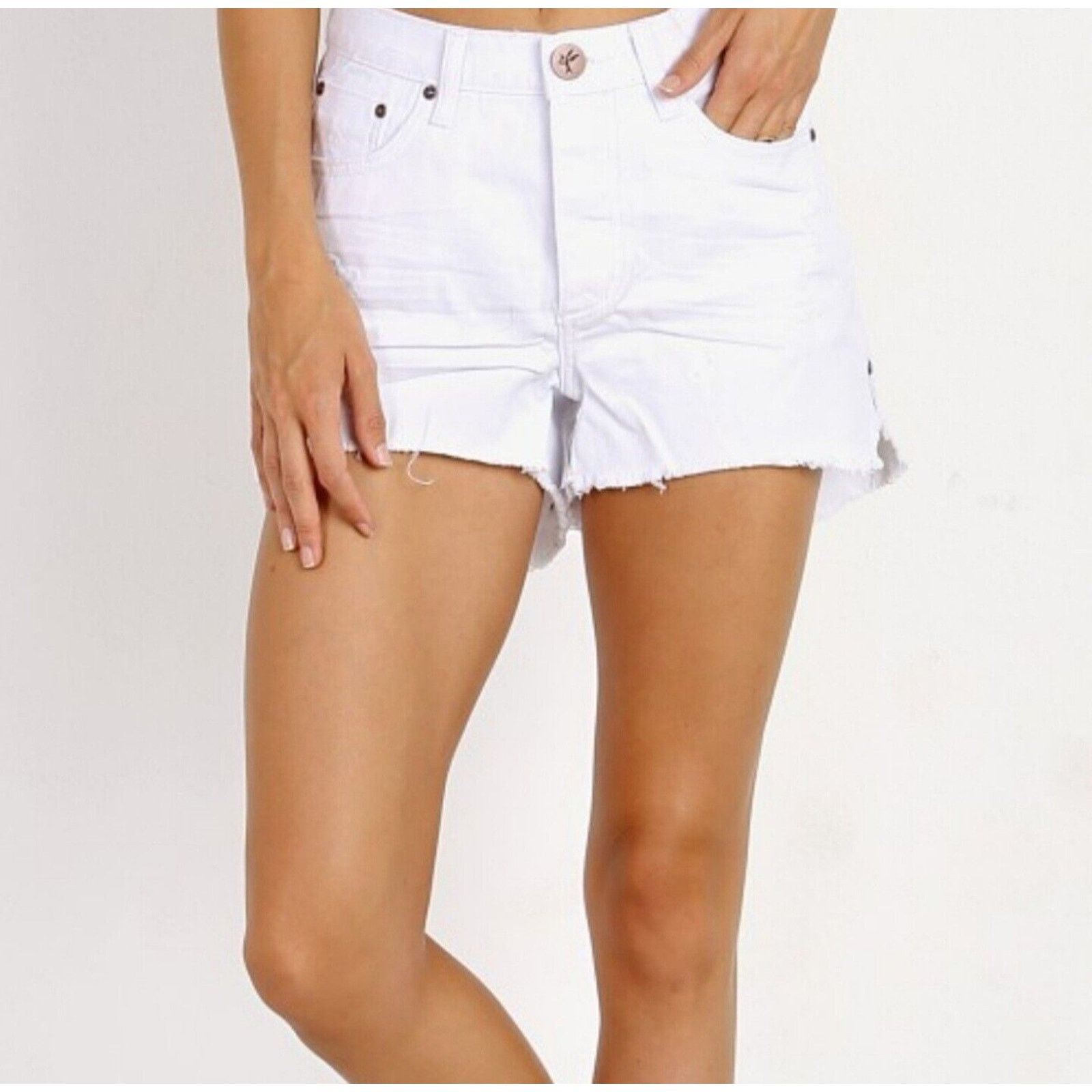 One Teaspoon One X One Teaspoon High Waist Bonita Long Rise Button Fly Size 26" / US 2 / IT 38 - 2 Thumbnail