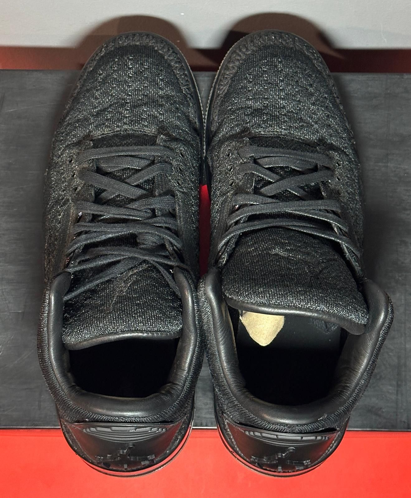 Jordan Brand × Nike Size 10.5 - Air Jordan 3 Retro Flyknit Black Size US 10.5 / EU 43-44 - 5 Thumbnail