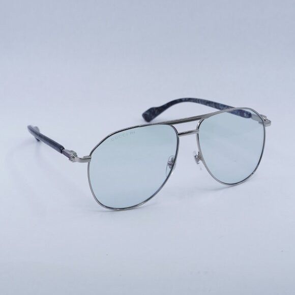 Gucci 🕶️ New Gucci GG1220S 006 Sunglasses - Silver Frame Size ONE SIZE - 4 Thumbnail