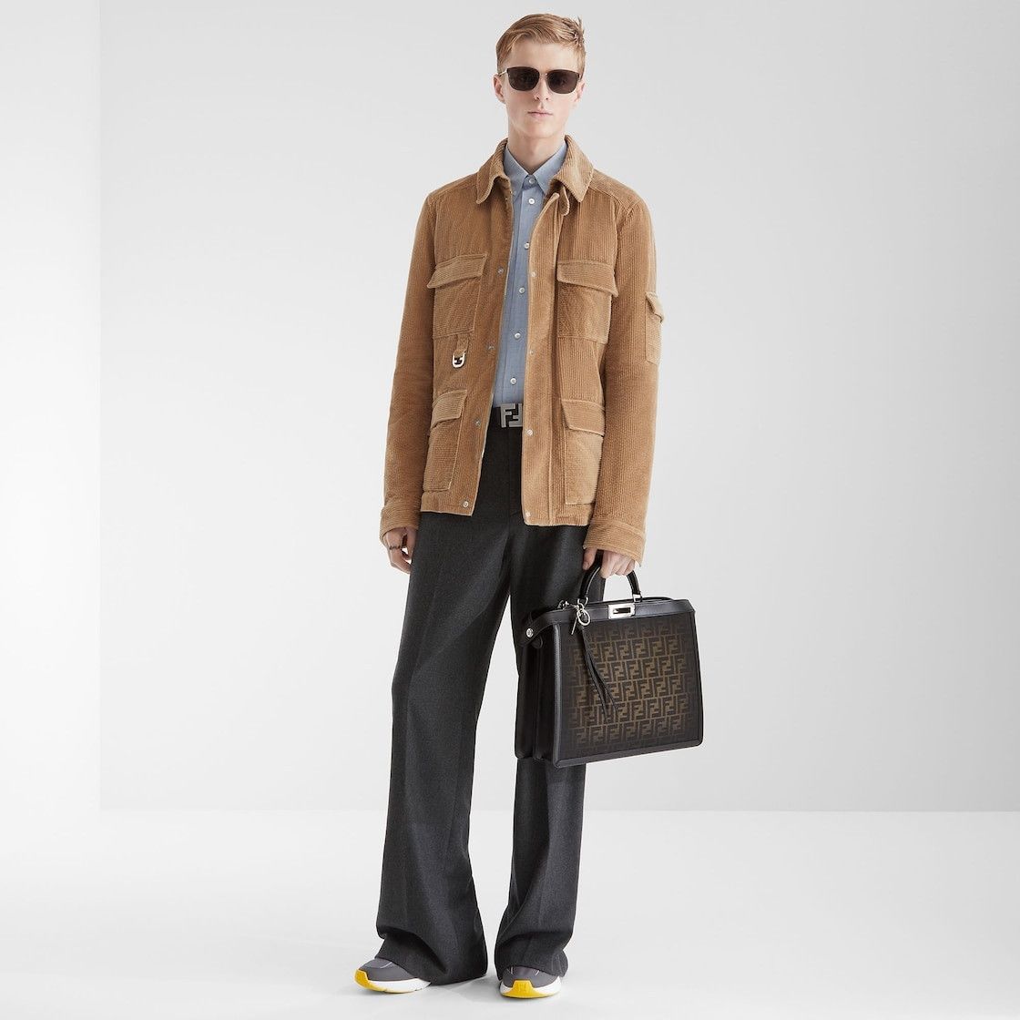 Fendi o1s1wg111125 Shirt in Light Blue Size US M / EU 48-50 / 2 - 4 Thumbnail