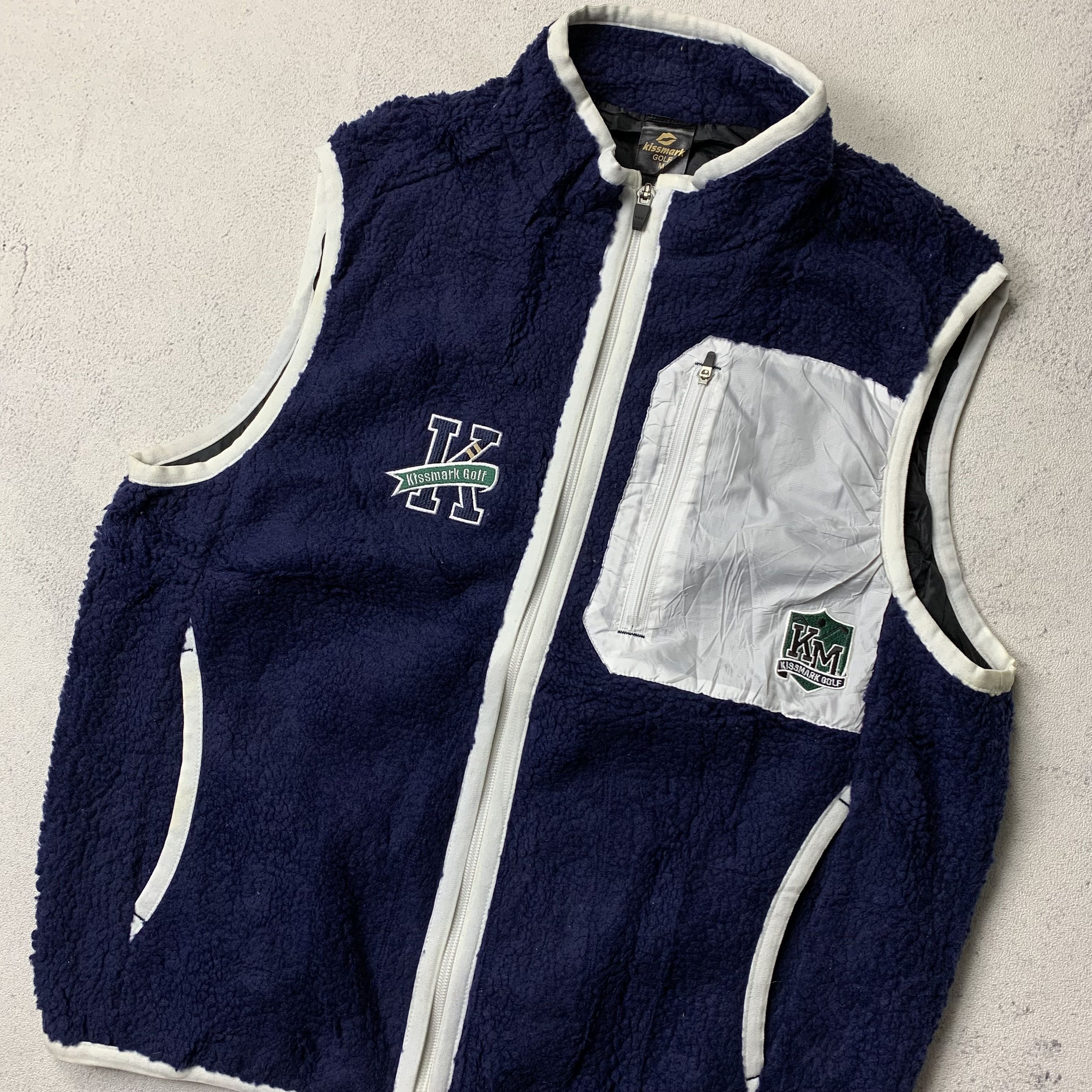 Vintage Kissmark Golf Fleece Vest Size US M / EU 48-50 / 2 - 2 Thumbnail