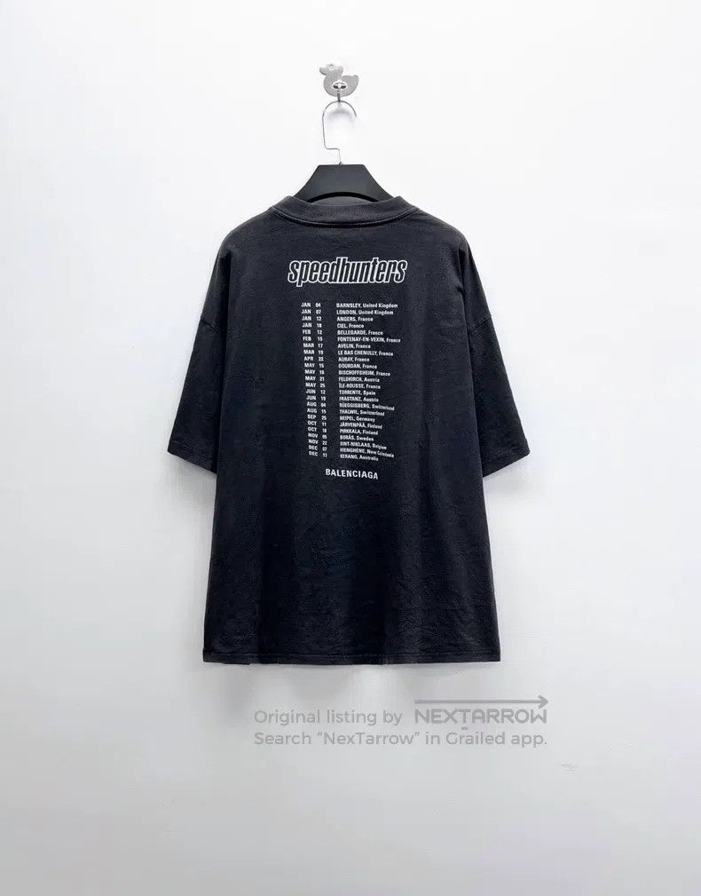Balenciaga Balenciaga Washed Destroyed Band Portrait Letter Logo Shor Size US M / EU 48-50 / 2 - 2 Thumbnail