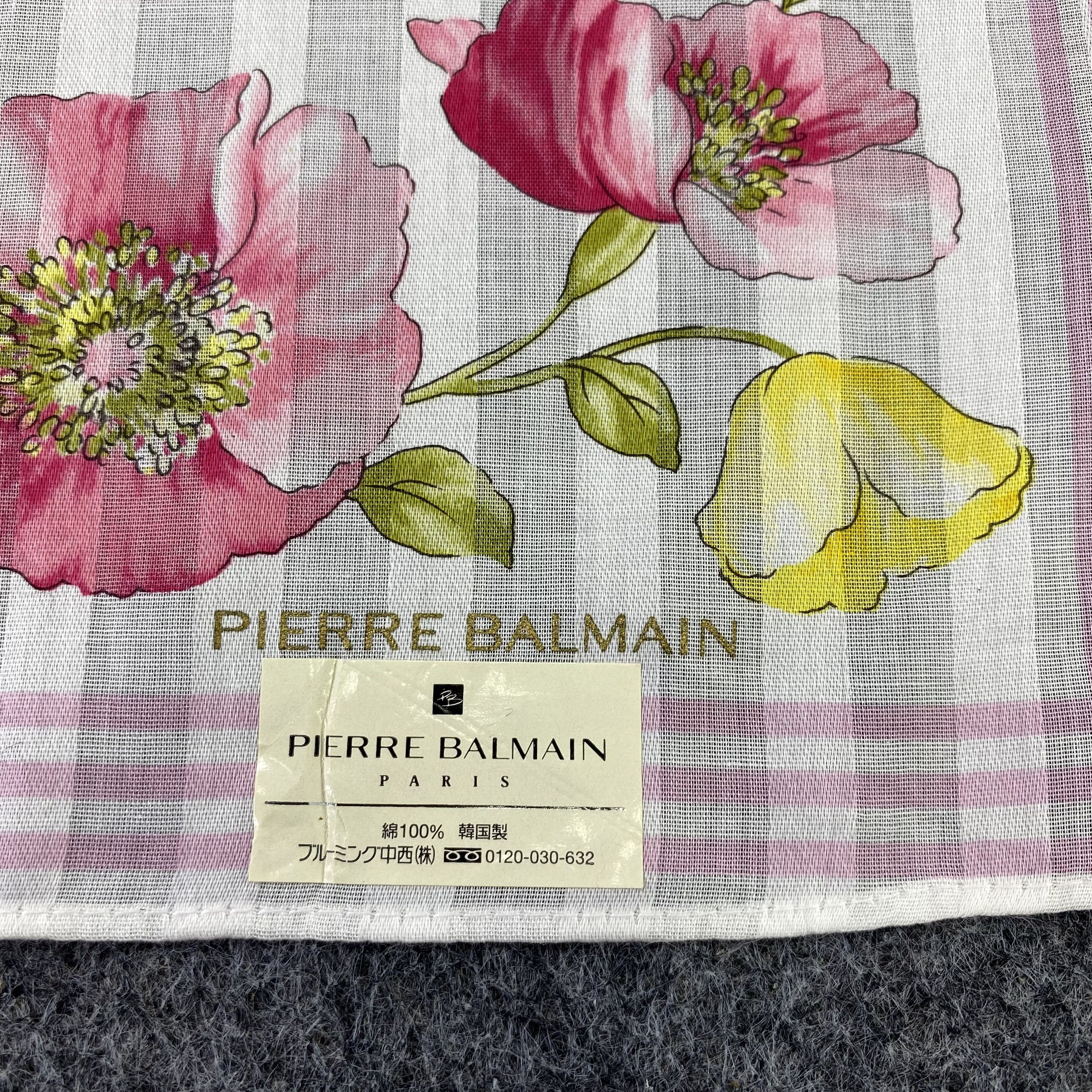 Pierre Balmain Pierre Balmain Handkerchief / Bandana / Neckerchief-B480 Size ONE SIZE - 5 Thumbnail