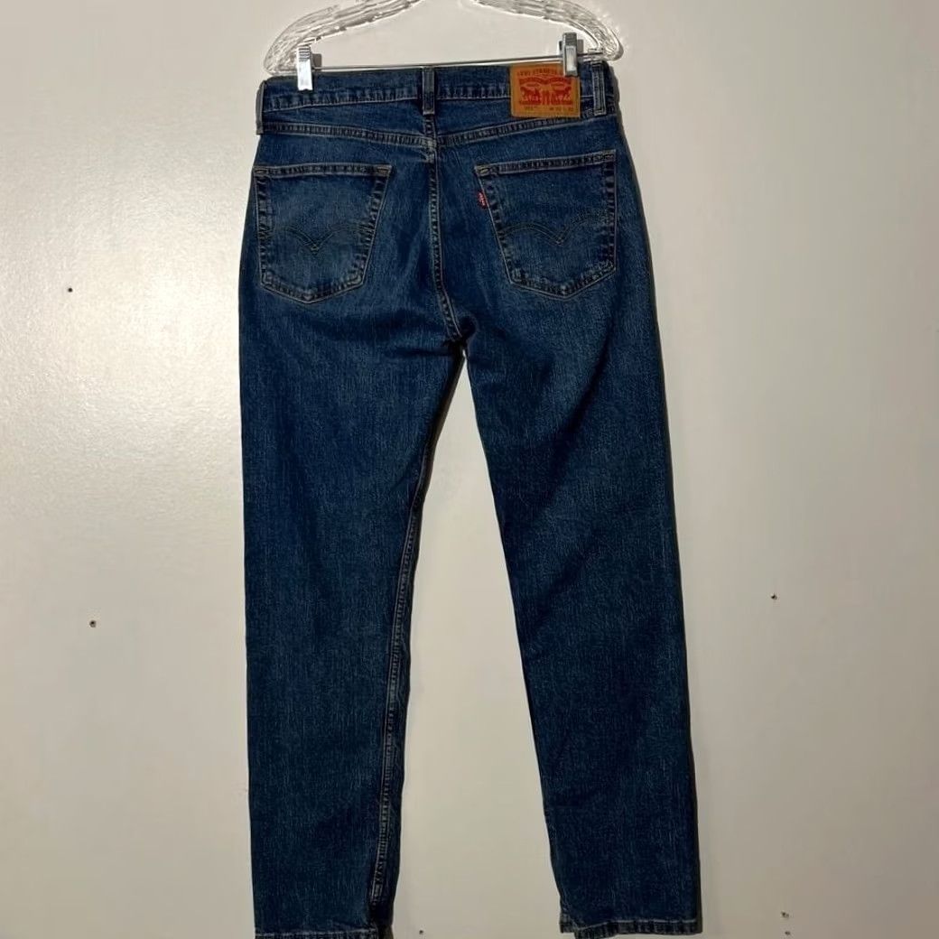 Levi's Levi's 505 Slim Fit Washed Blue Medium Washed Denim Jeans Men's Size 32x32 Size US 32 / EU 48 - 4 Thumbnail