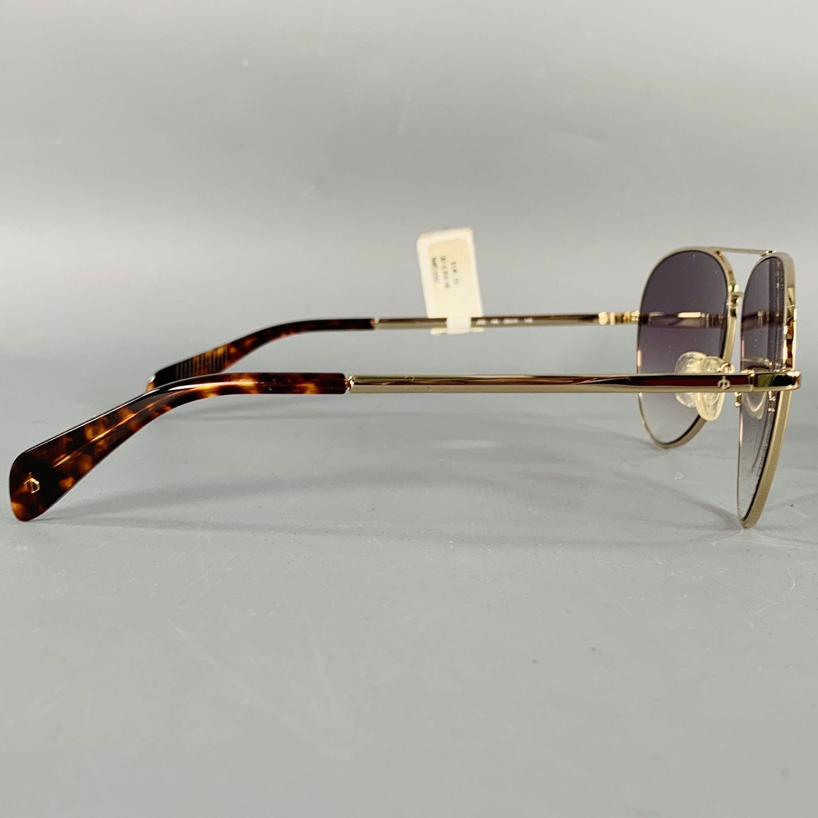 Rag & Bone RAG & BONE Silver Metal Aviator Sunglasses Size ONE SIZE - 2 Thumbnail