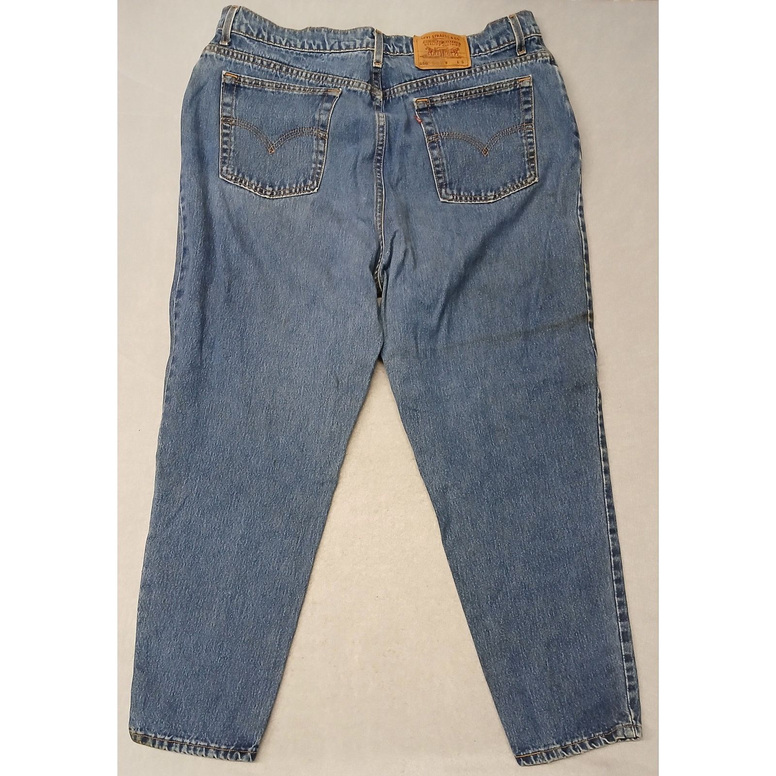 Levi's Levi's (20W ) Men's Relaxed Fit Tapered Leg Blue Denim Jeans Size US 36 / EU 52 - 6 Thumbnail
