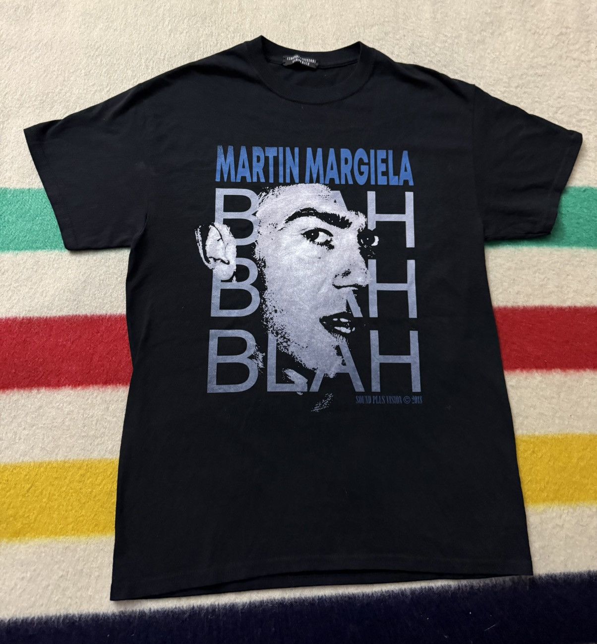 (SOUND)+(VISION) Martin Margiela Blah Sound Plus Vision Shirt Medium Iggypop Size US M / EU 48-50 / 2 - 1 Thumbnail