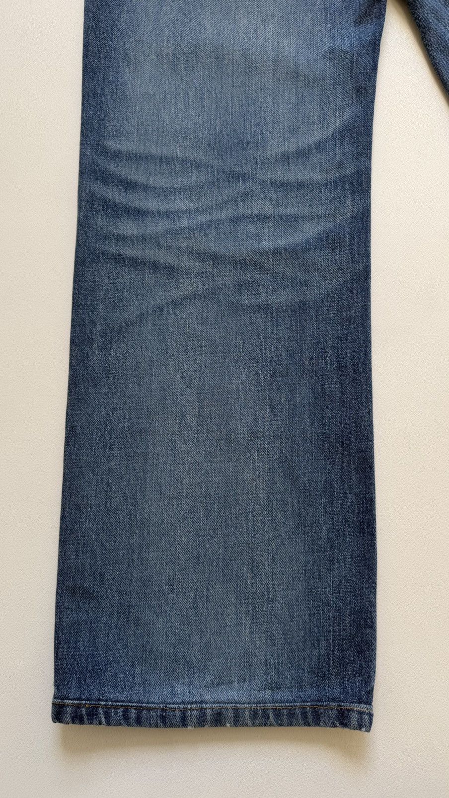 Helmut Lang OG ‘Whiskered Blue Denim’ Jeans Size US 36 / EU 52 - 17 Thumbnail