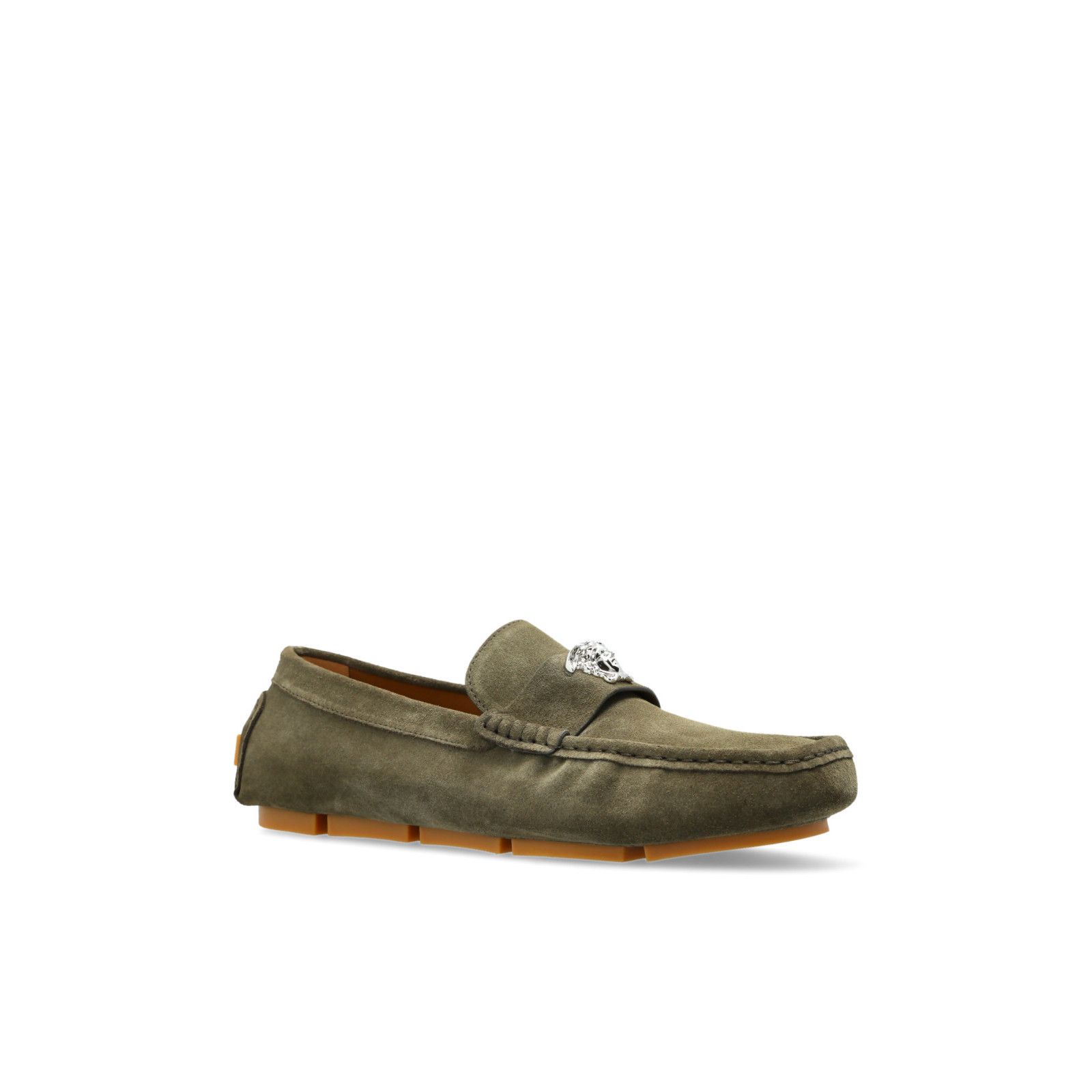 Versace VERSACE Green Drivers Loafers New And Authentic (Men's size: Size US 11.5 / EU 44-45 - 2 Thumbnail