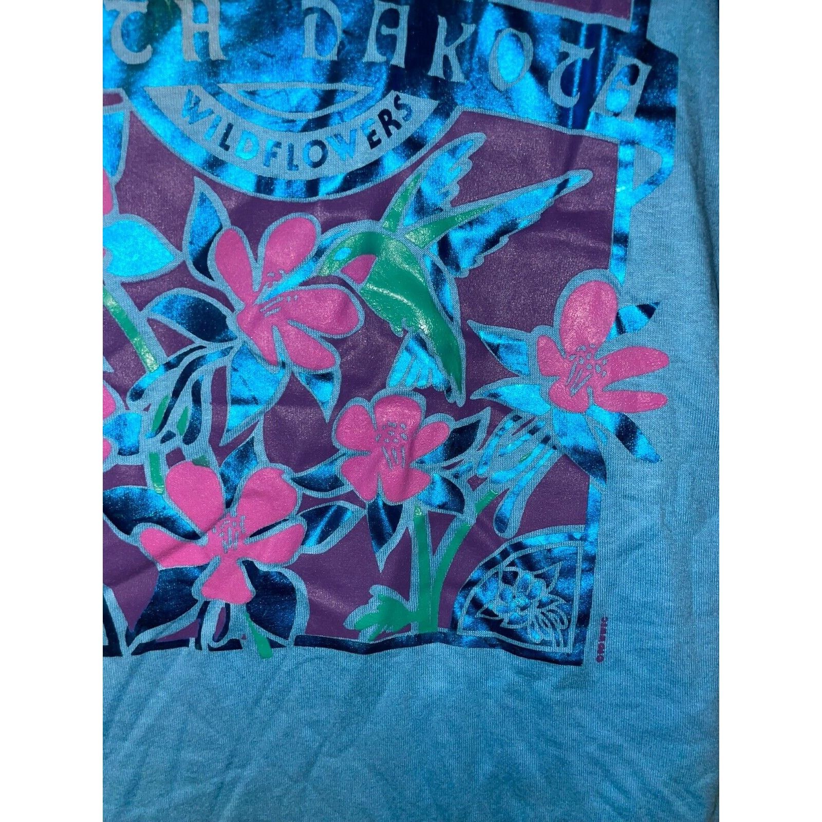 Jerzees Vintage South Dakota Shirt Black Hills Blue Tee VTG 90s L Size US L / EU 52-54 / 3 - 5 Thumbnail