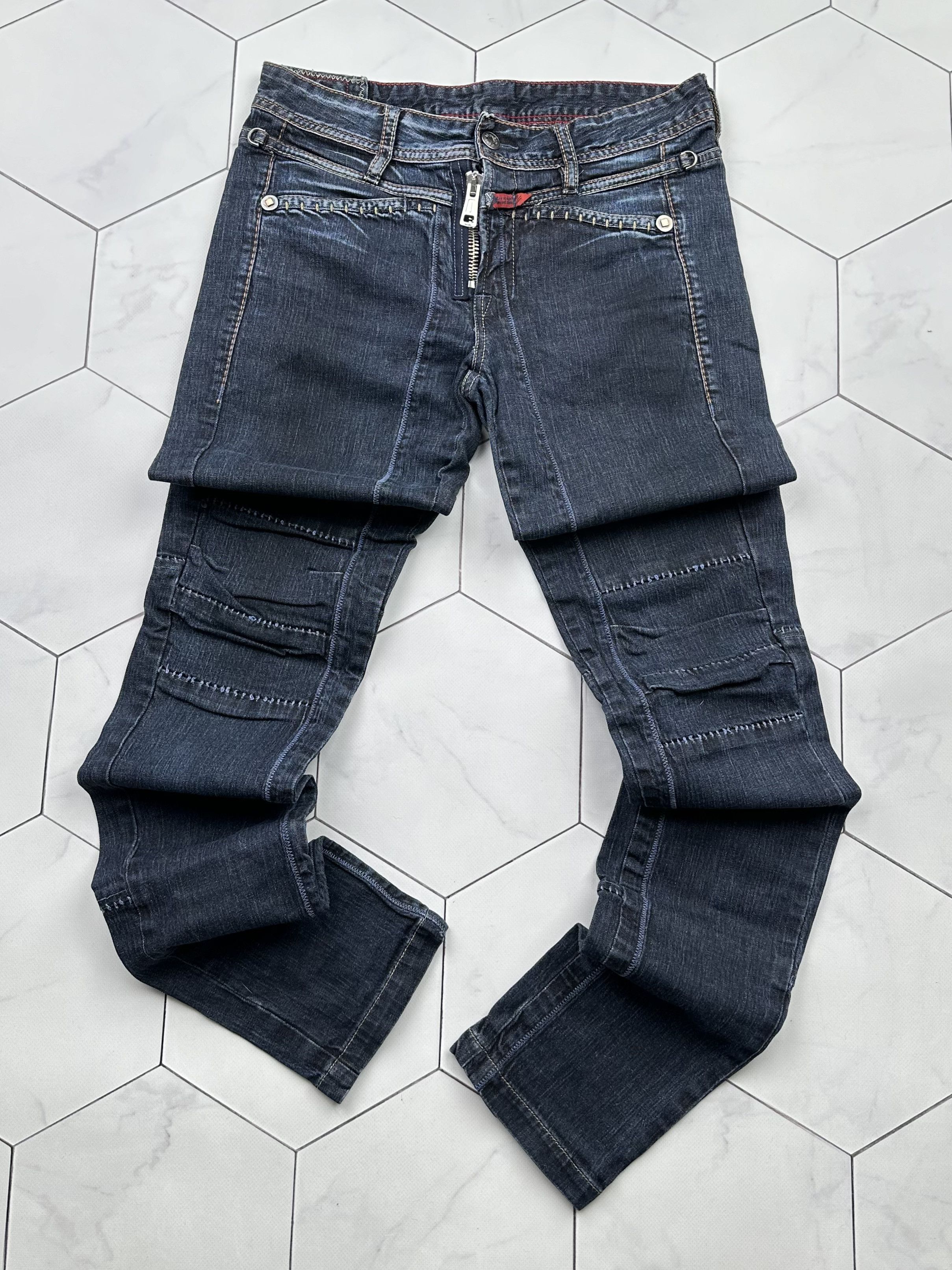 image of Marithe Francois Girbaud Vintage Jeans in Blue, Women's (Size 26)