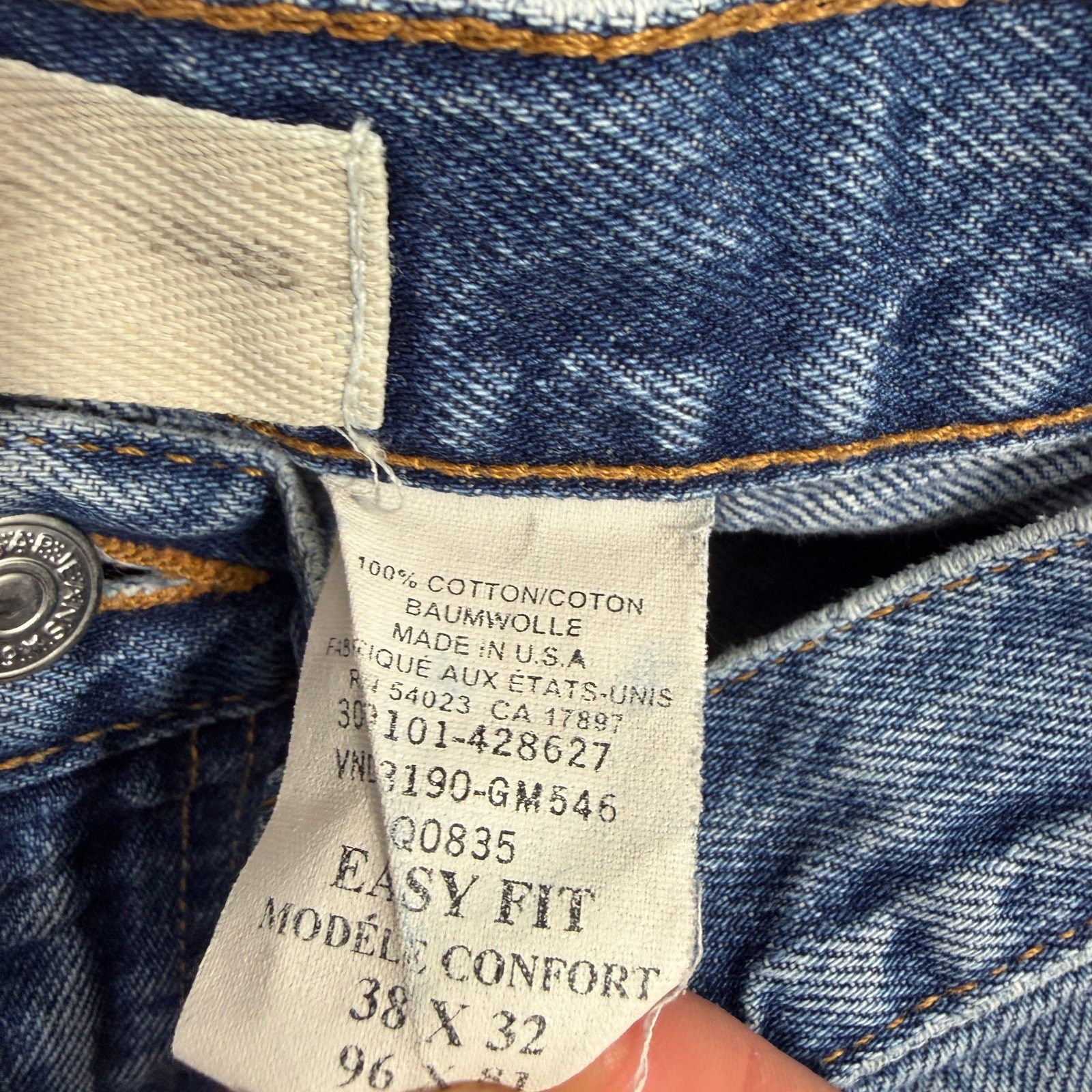 Gap Vintage Gap Easy Fit Jeans Men's 38x32 Blue Faded Denim y2k Size US 38 / EU 54 - 6 Thumbnail