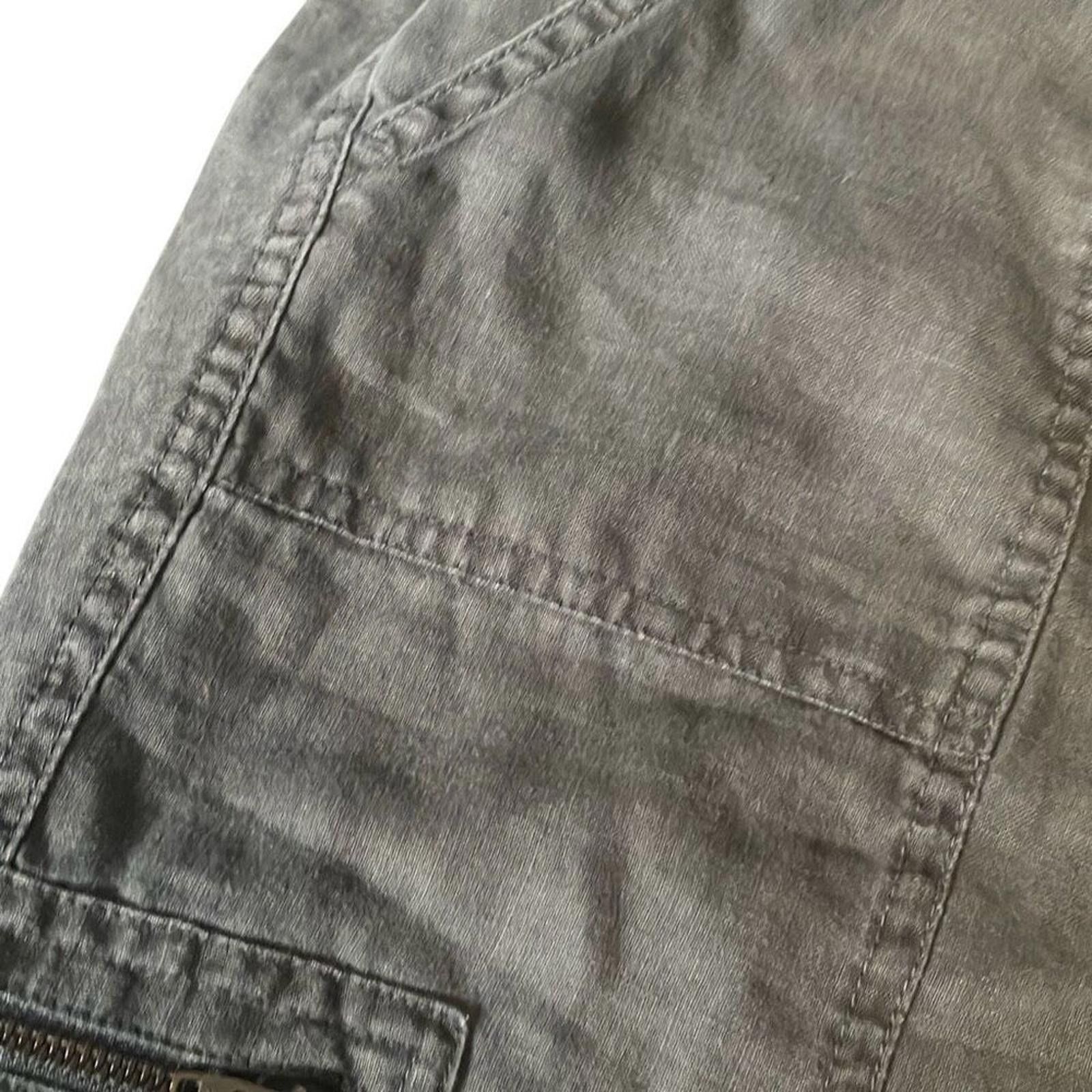 Designer Athleta linen cargo pants size 6 tall Size 28" / US 6 / IT 42 - 6 Thumbnail
