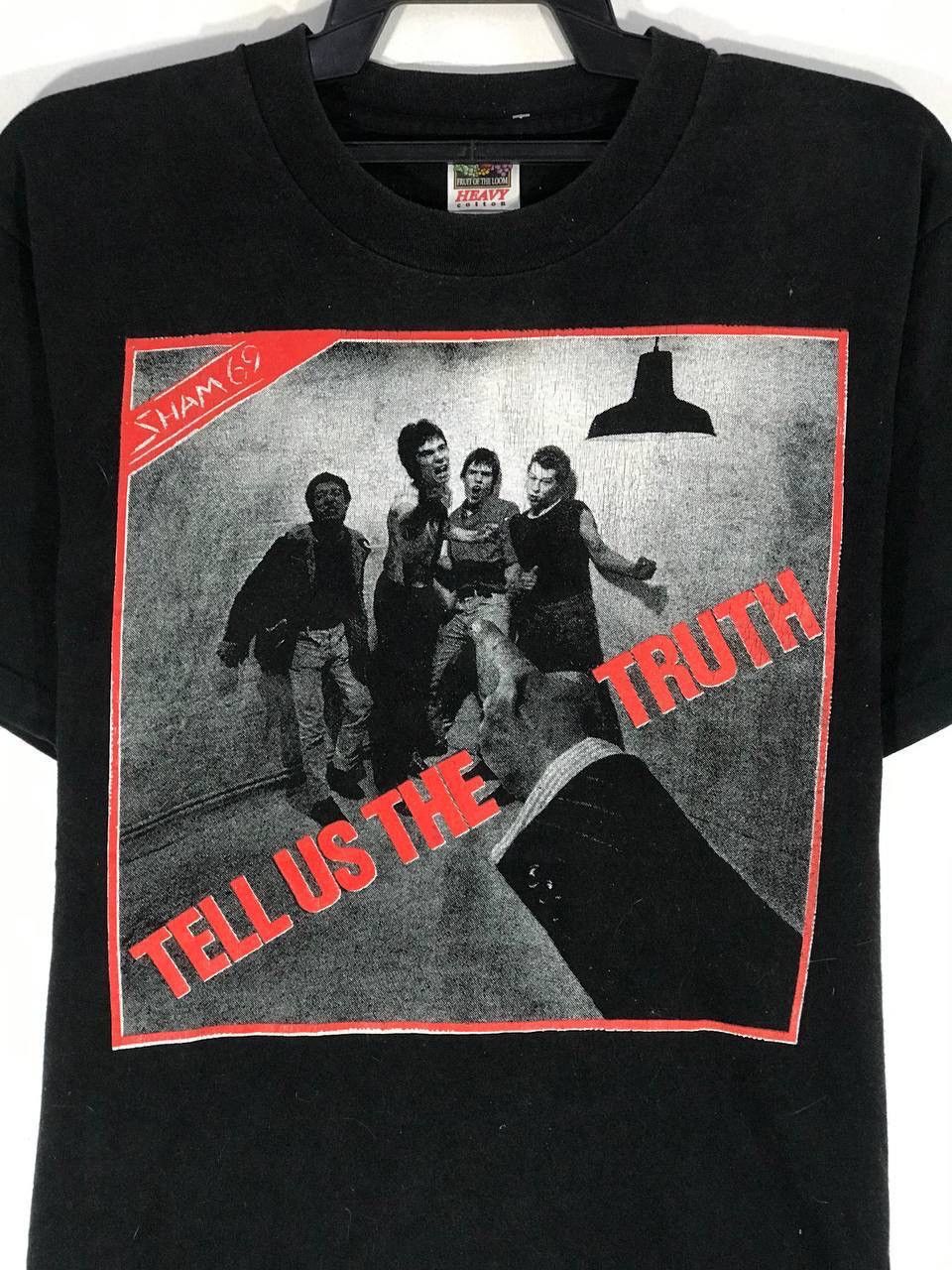Band Tees vintage sham 69 band punk rock Size US M / EU 48-50 / 2 - 3 Thumbnail