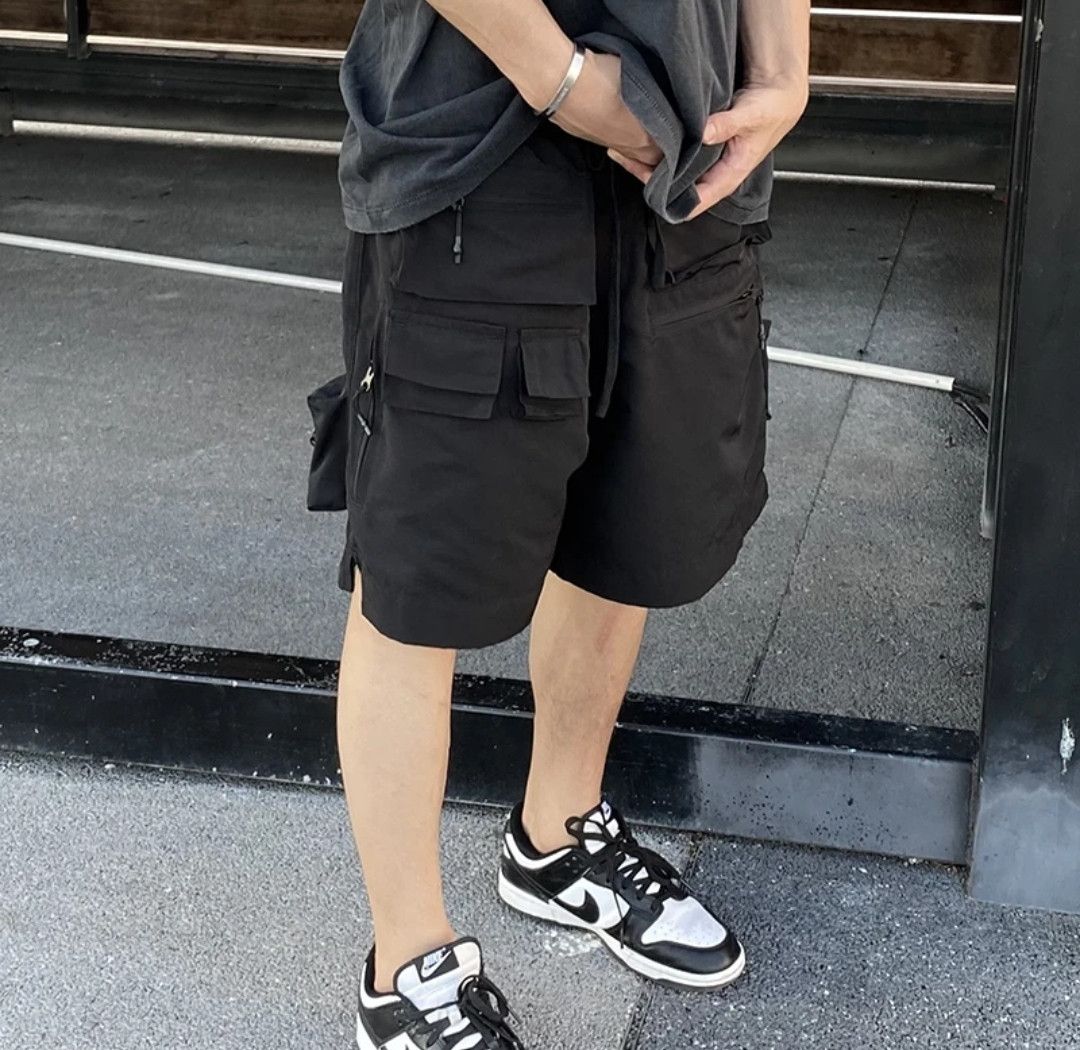 Designer × Japanese Brand Vibe Style Drawstring Elastic Waist Shorts Size US 30 / EU 46 - 2 Thumbnail