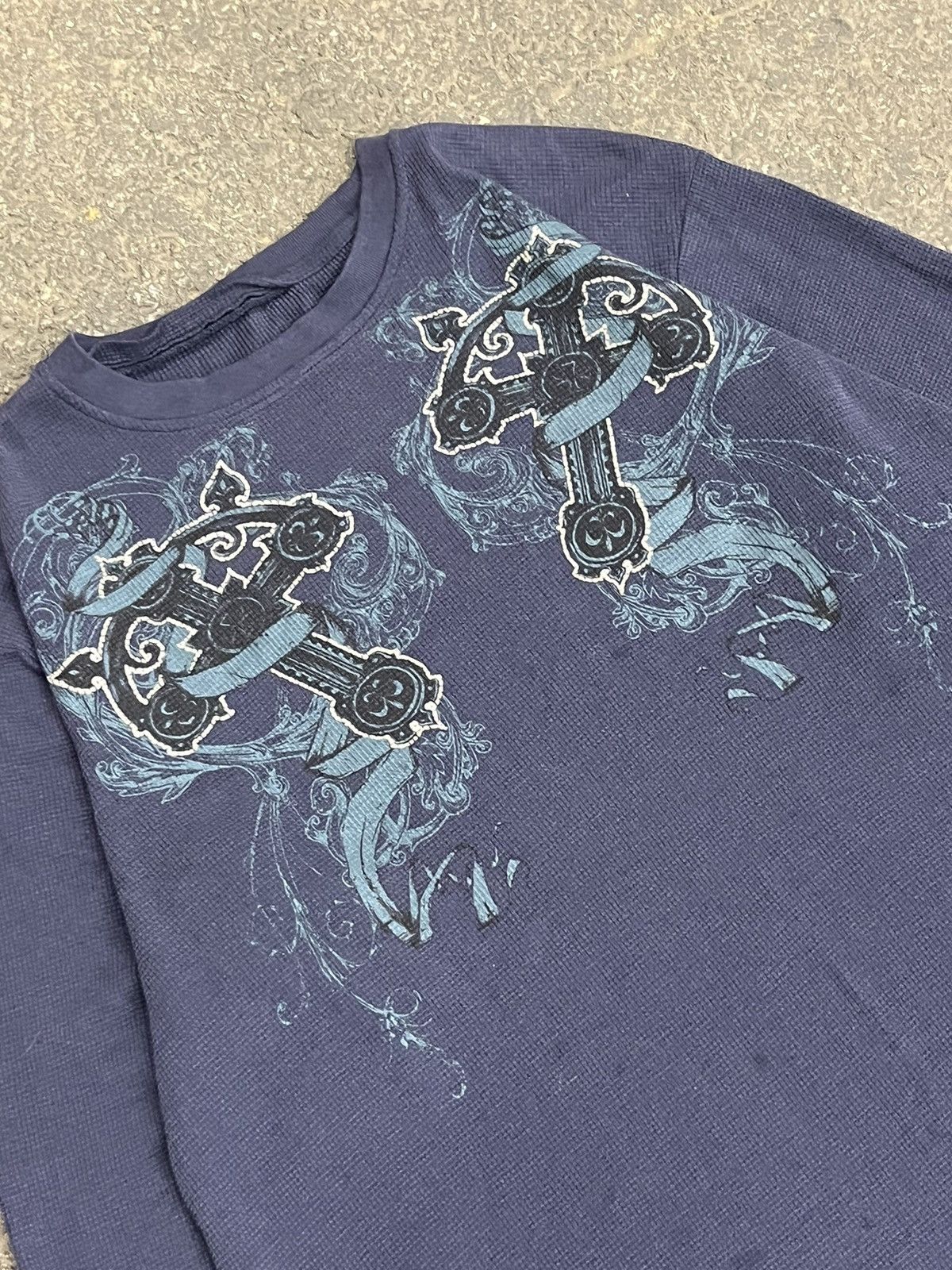 Affliction × Tapout Affliction style grunge thermal tap out y2k opium skater emo Size US XL / EU 56 / 4 - 6 Thumbnail