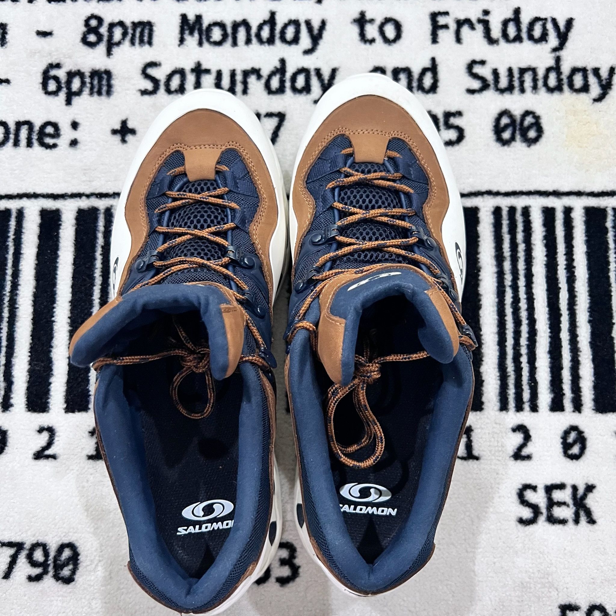 Salomon SALOMON Tan & Navy XT-QUEST 2 Casual / Hiking Sneakers Size US 11 / EU 44 - 6 Thumbnail