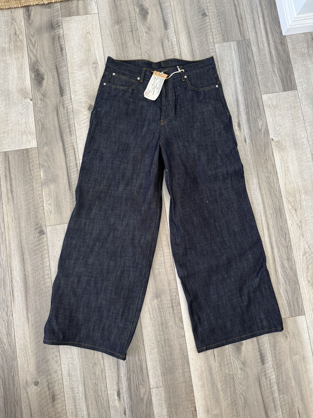 No Faith Studios NO/FAITH Raw Denim Ultra Loose | Grailed