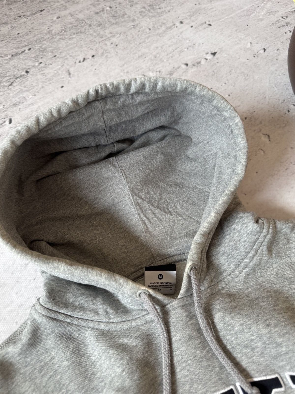 NIKE VINTAGE 00s y2k OVERSIZE BAGGY ZIP HOODIE CENTER LOGO