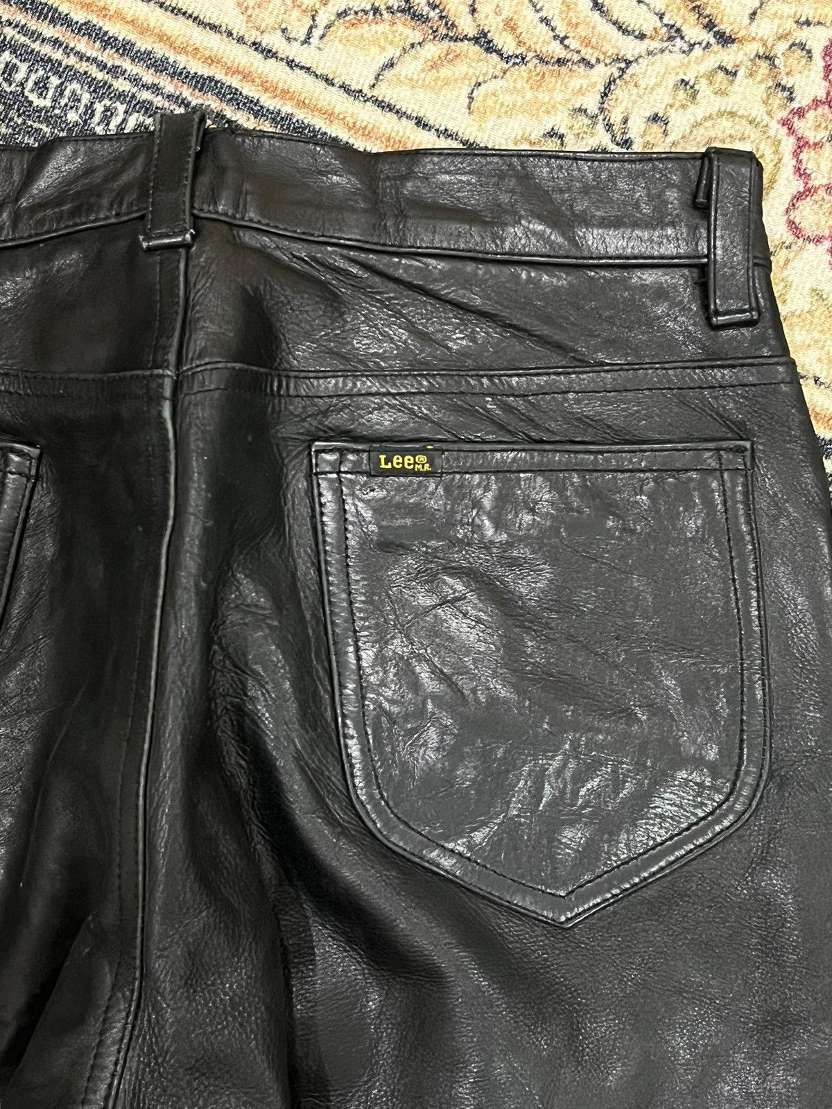 Lee Lee Riders Leather Wax Pants Size US 32 / EU 48 - 11 Thumbnail