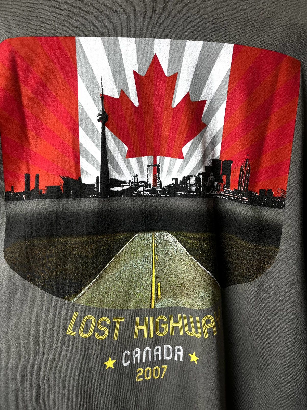 Band Tees 2007 Vintage Bon Jovi Lost Highway Canada Tour T Shirt Size US XL / EU 56 / 4 - 5 Thumbnail