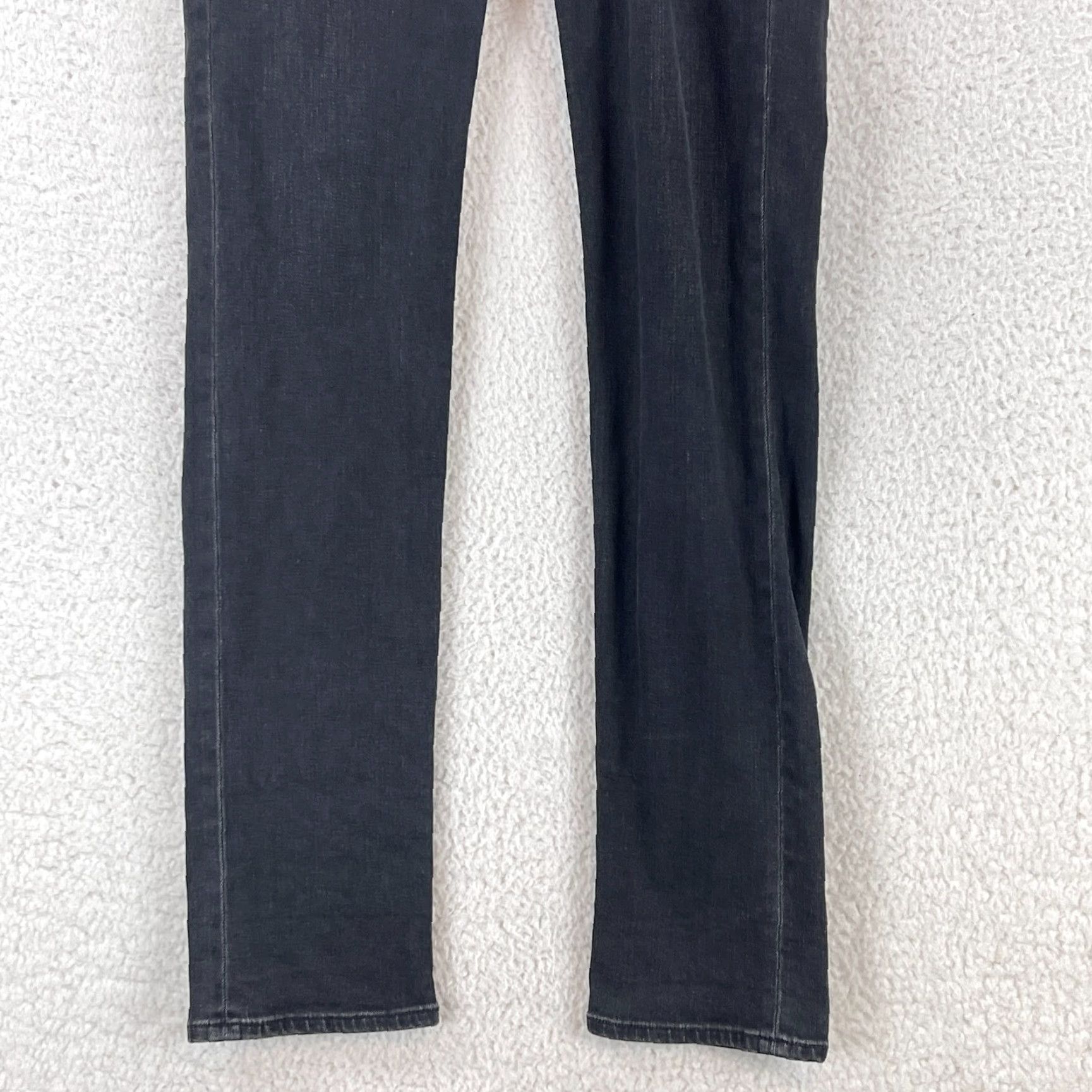 Rag & Bone rag & bone Fit 2 Slim Jeans Womens Mid-Rise 29 Black Denim Jeans - Rag & Bone Slim Leg 2 Size 29" - 3 Thumbnail