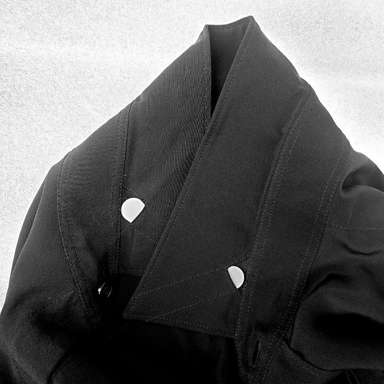 Saint Laurent Paris Saint Laurent Paris 14FW Silk Black Shirt Size XS / US 0-2 / IT 36-38 - 7 Thumbnail