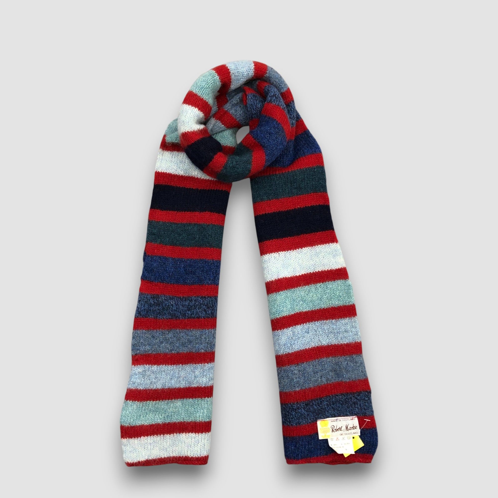 Japanese Brand Vintage Robert Mackie Scarf Muffler Wool Winter Scarves Size ONE SIZE - 1 Thumbnail