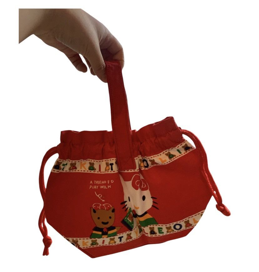 Vintage Vintage Thrifted Japanese Hello Kitty 90s Cotton Minibag Size ONE SIZE - 6 Thumbnail