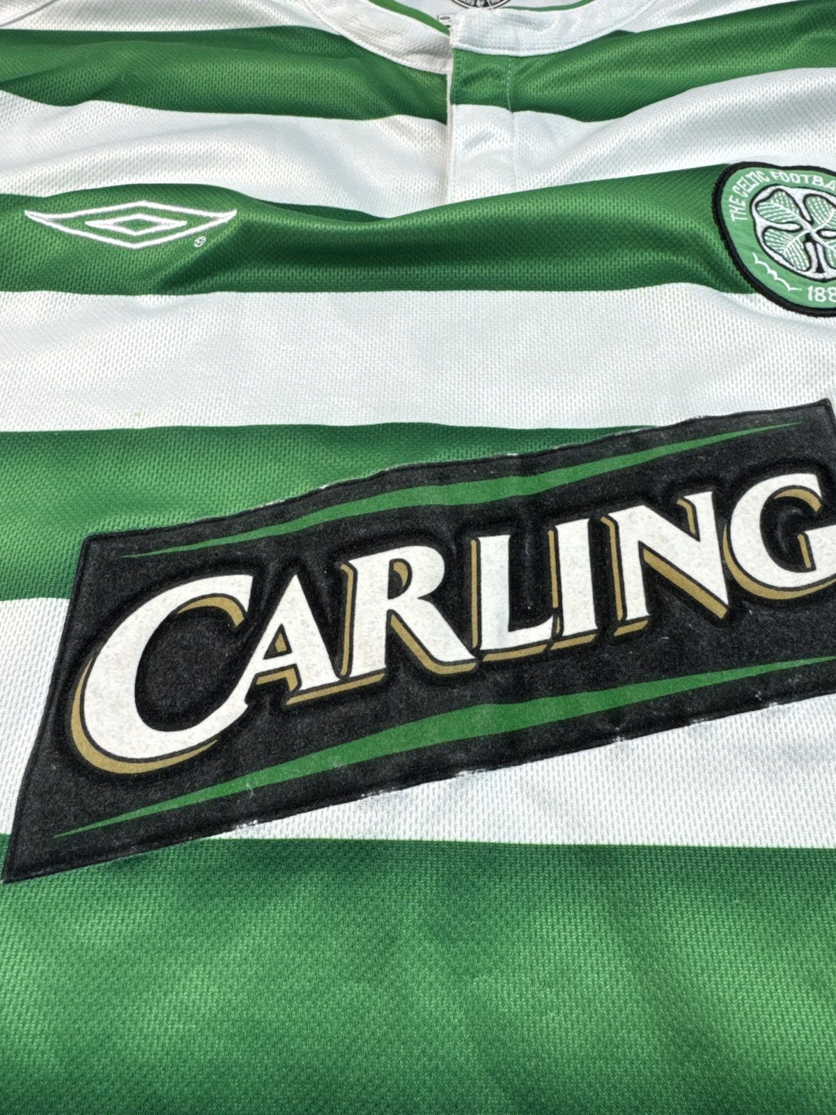 Umbro Celtic 2003/04 Home Football Shirt Soccer Jersey Umbro XL Size US XL / EU 56 / 4 - 7 Thumbnail