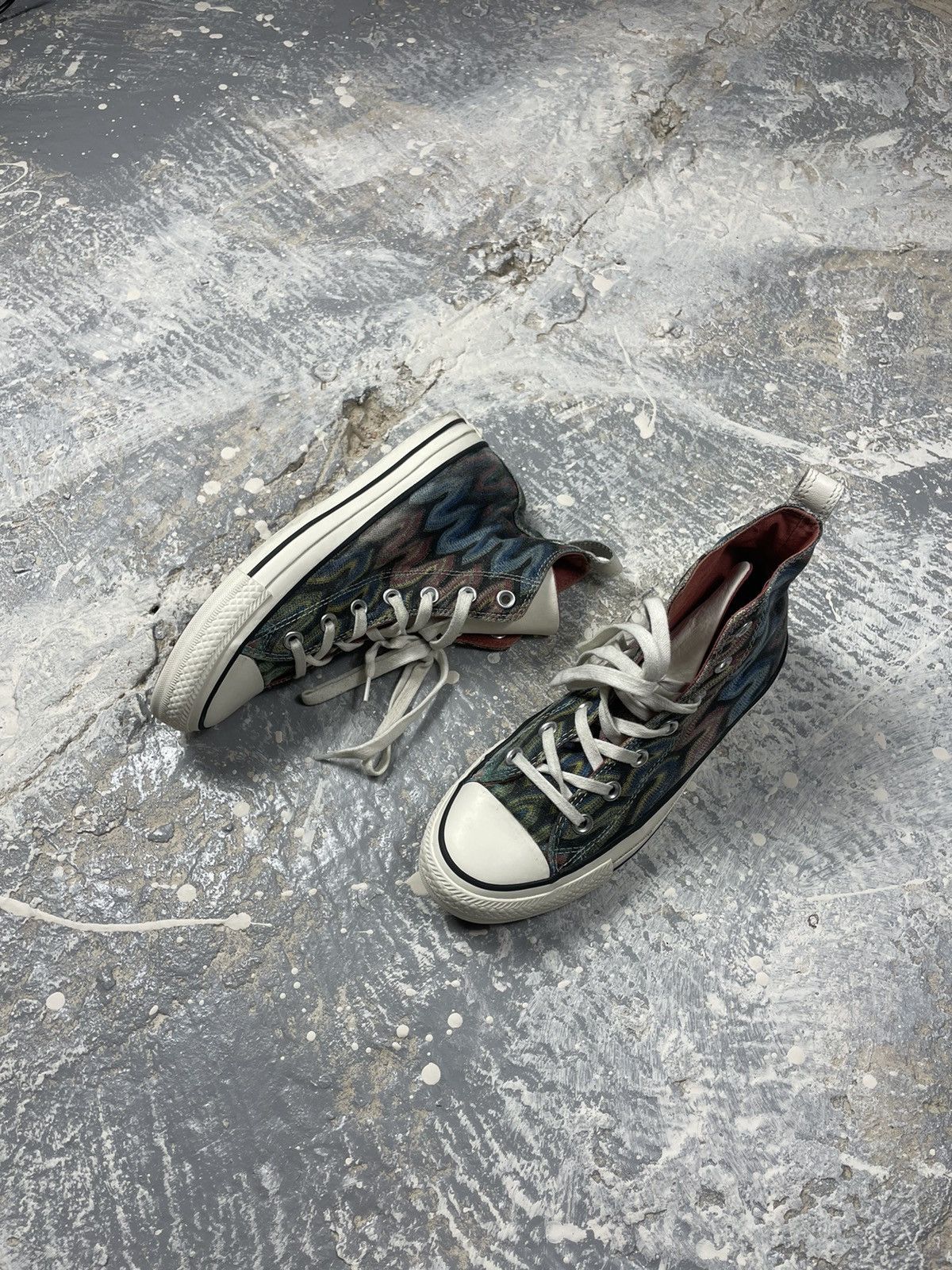 Converse × Missoni Converse Missoni Chuck Taylor All Star Hi Top Sneakers Size US 7 / IT 37 - 10 Thumbnail