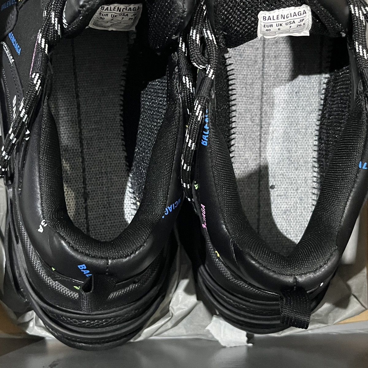 Balenciaga Balenciaga Triple S All Over Print Size US 7 / EU 40 - 6 Thumbnail