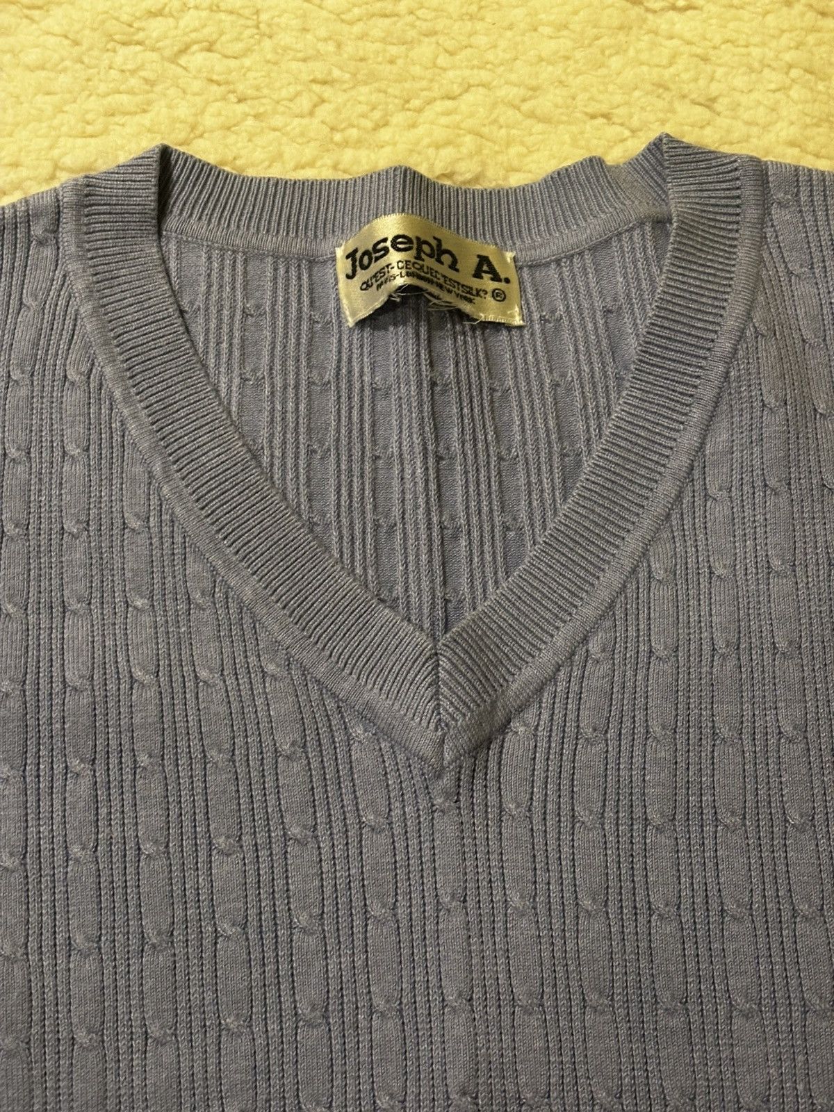 Joseph Gray purple v-neck sweater0424 Size S / US 4 / IT 40 - 2 Thumbnail