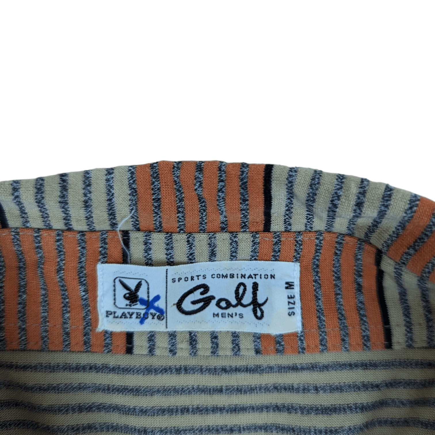 Playboy × Vintage Vintage 80's PLAYBOY Golf Striped Polo Shirt Size US M / EU 48-50 / 2 - 10 Thumbnail