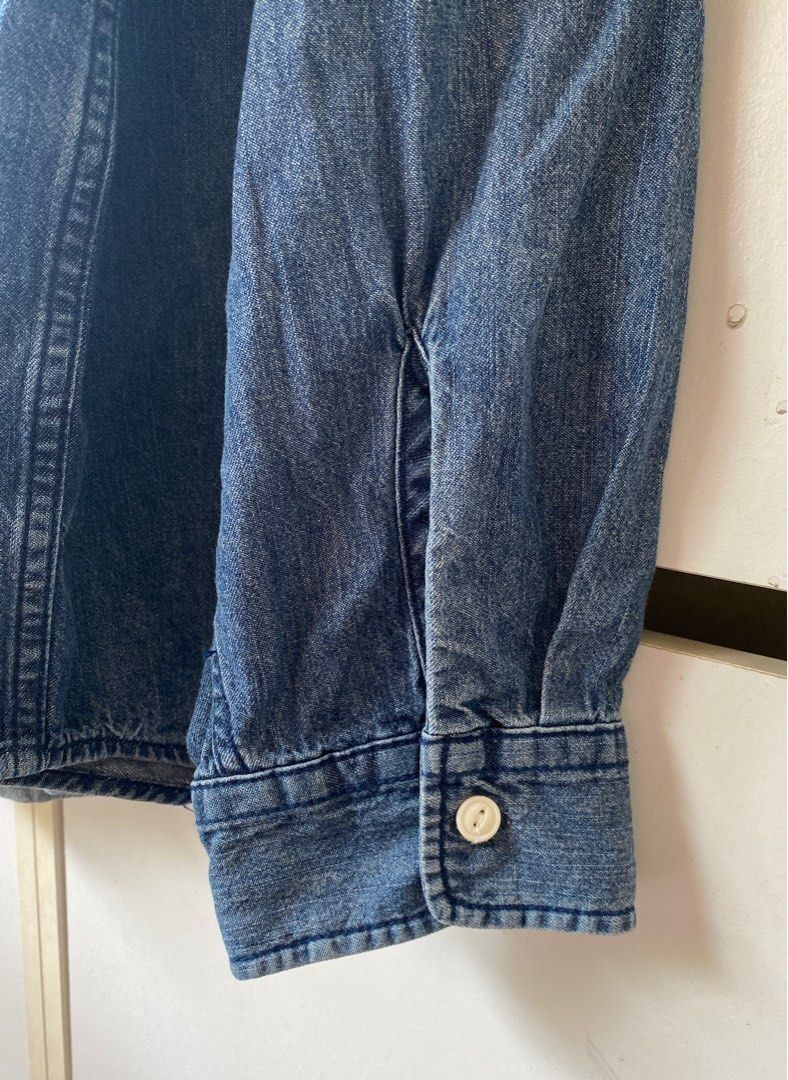 Japanese Brand RODEO CROWNS DENIM SHIRT Size US XL / EU 56 / 4 - 6 Thumbnail
