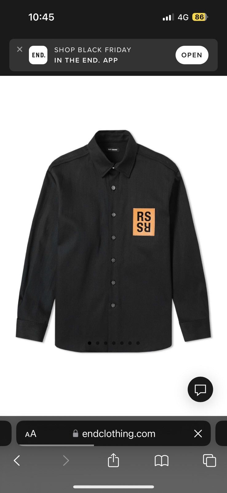 Raf Simons Patch Shirt | Grailed