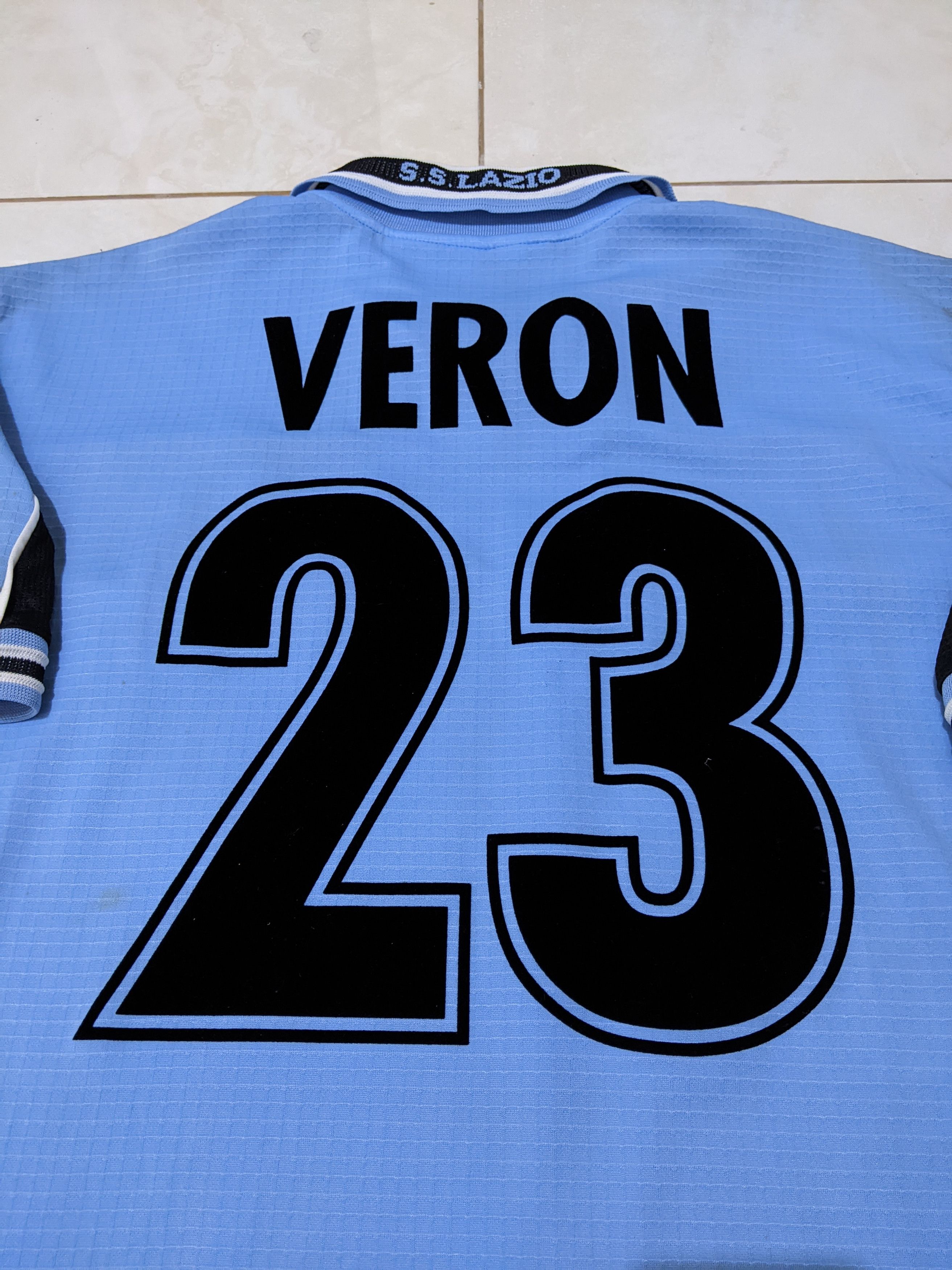 Puma Lazio 1998-99 home Sebastian Veron Jersey football shirt Size US L / EU 52-54 / 3 - 3 Thumbnail
