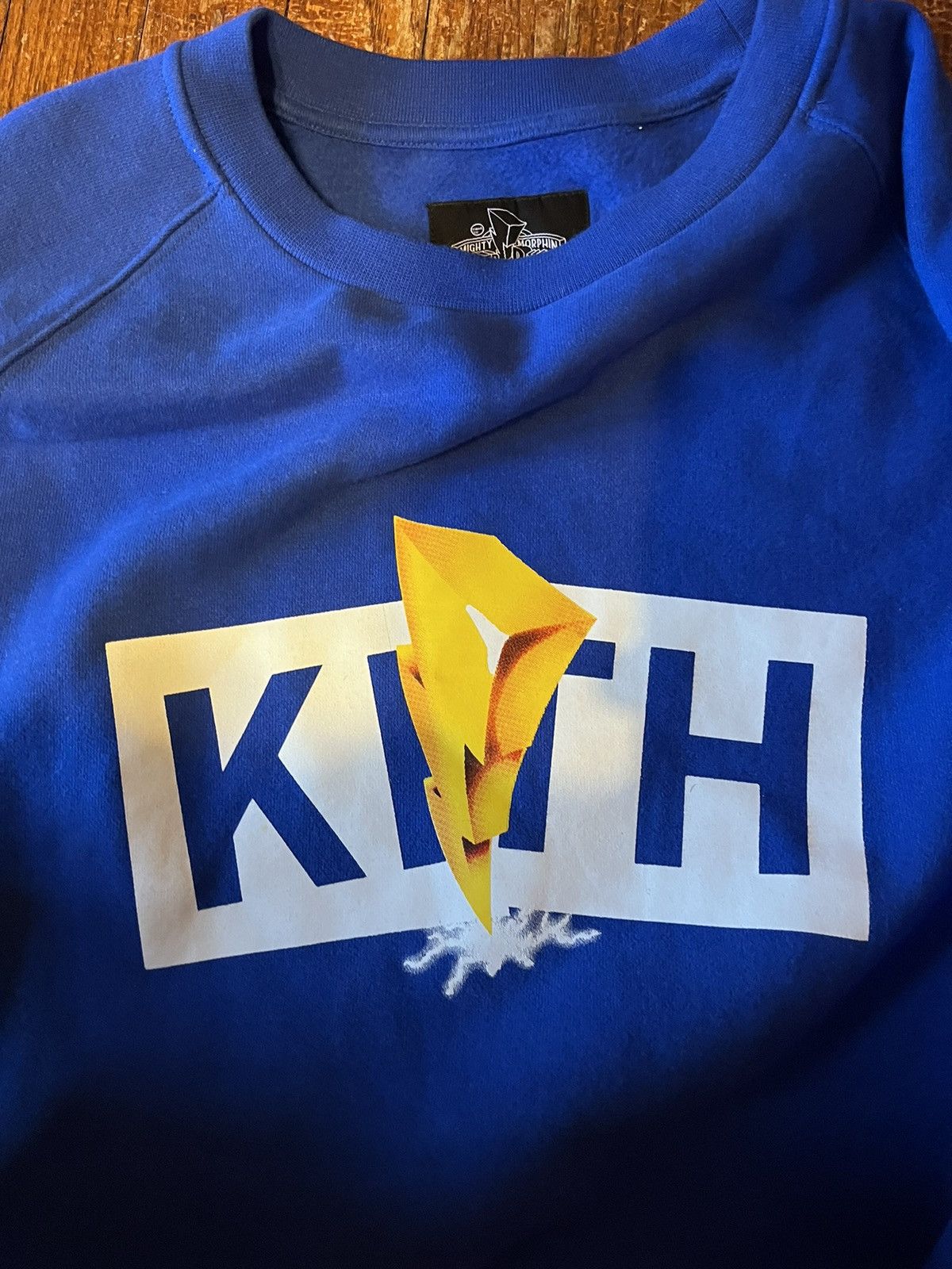 Super Rare-Kith x Power Rangers Blue Crewneck