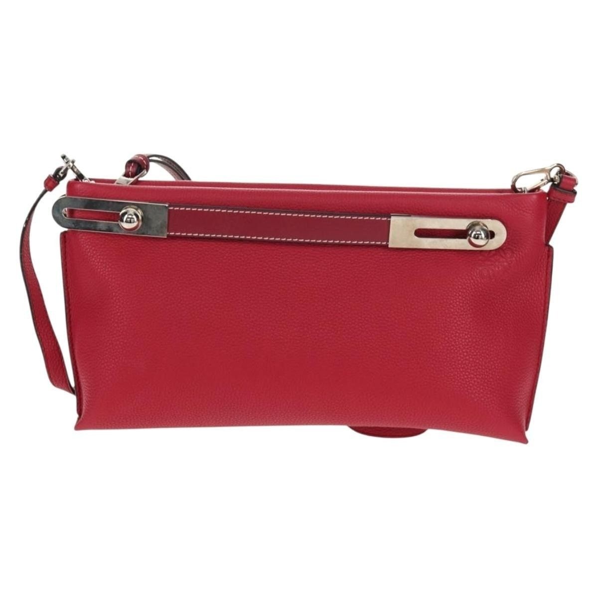 Loewe Loewe Anagram Leather Missy Small Shoulder Bag Red Size ONE SIZE - 1 Thumbnail