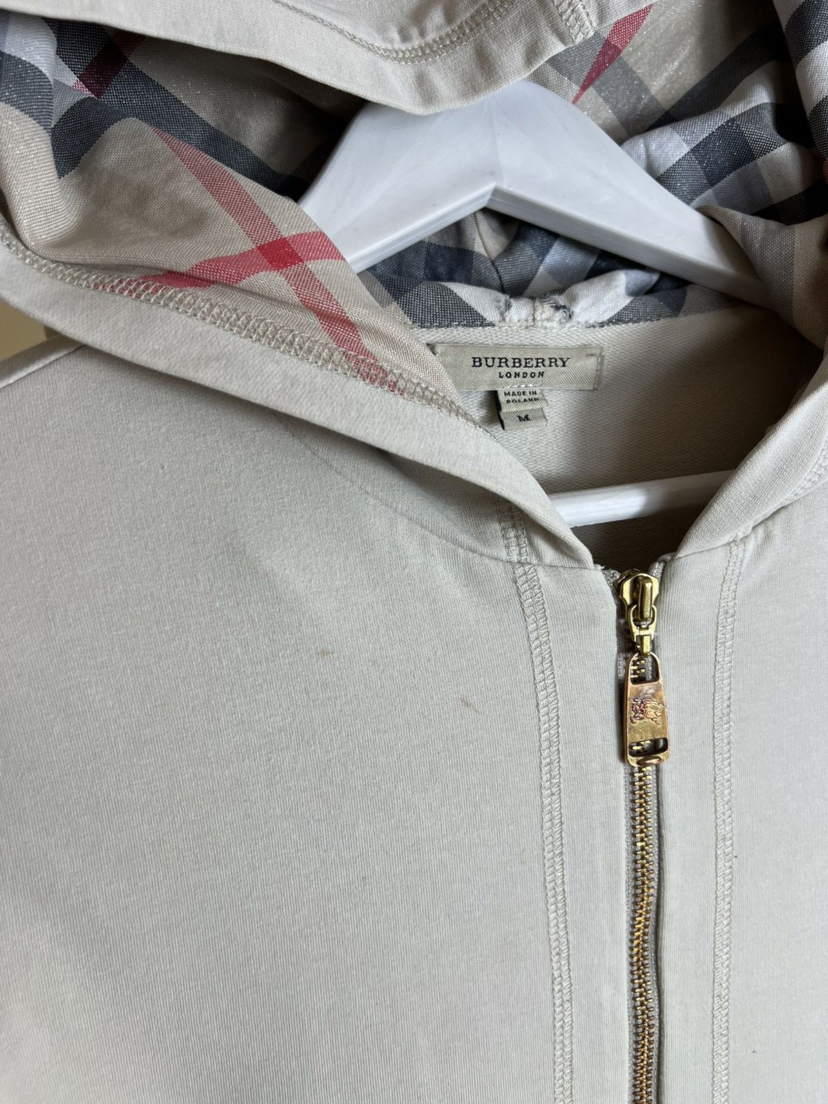 Burberry Burberry Full Zip Hoodie Women’s Y2K Vintage Luxury Rare Size M / US 6-8 / IT 42-44 - 5 Thumbnail